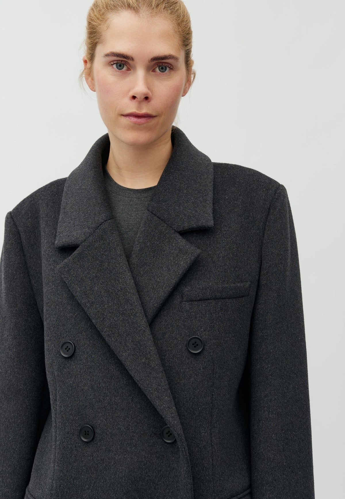 Mantel "Nesmina-M" Dark Grey Melange