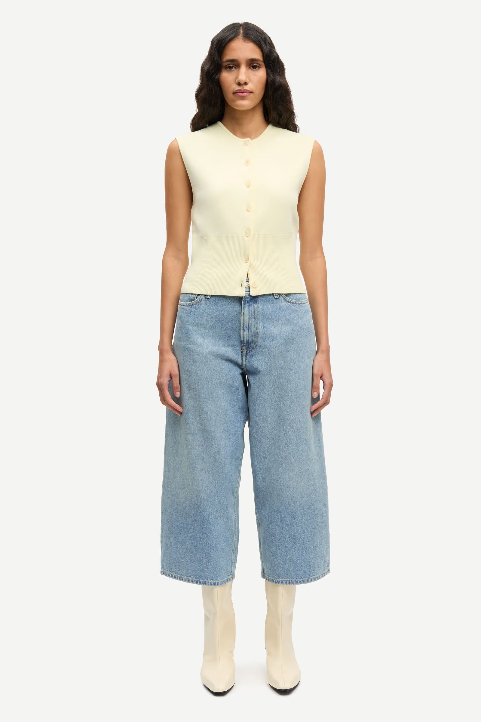 Top "Saanne" ethereal green