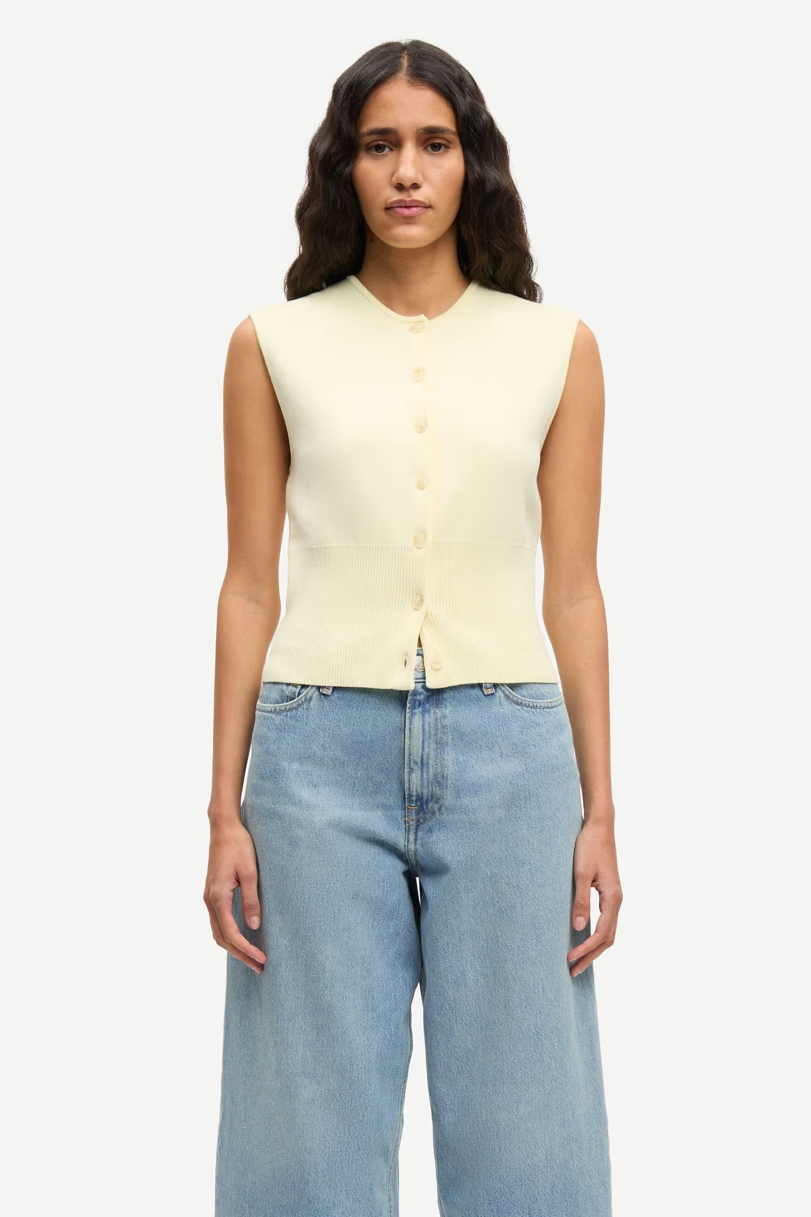 Top "Saanne" ethereal green