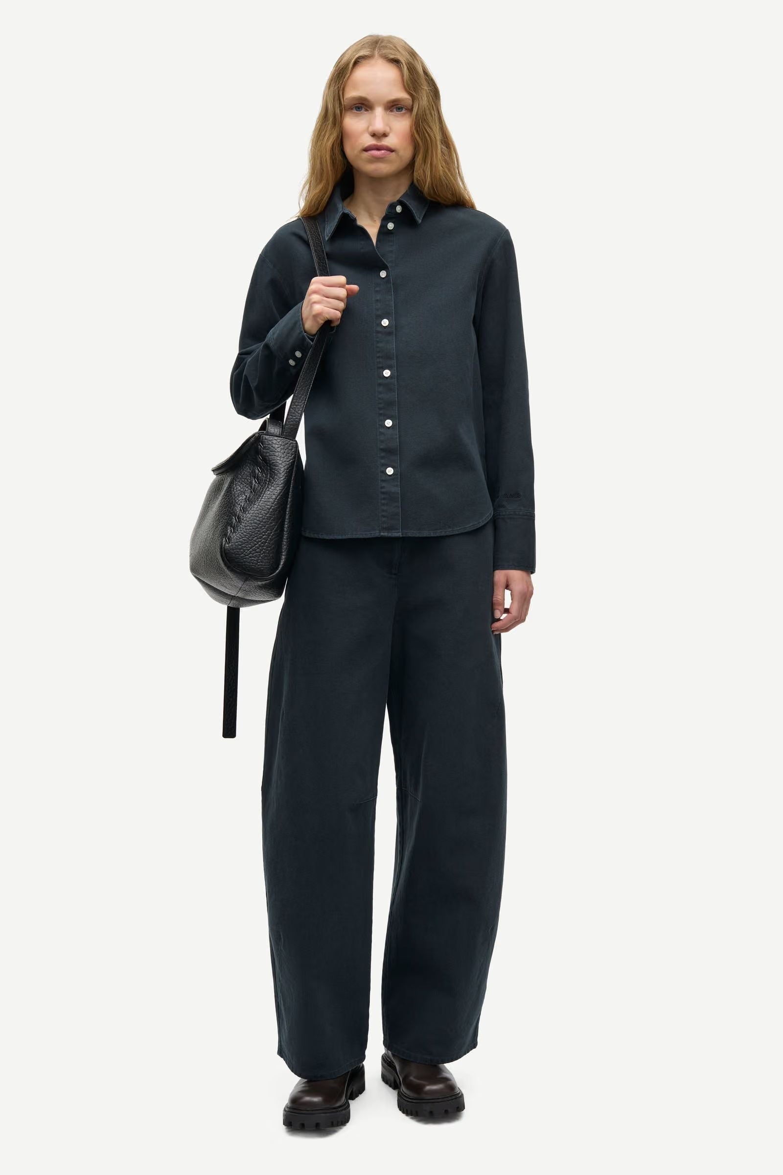 Trousers " Saroko" washed salute