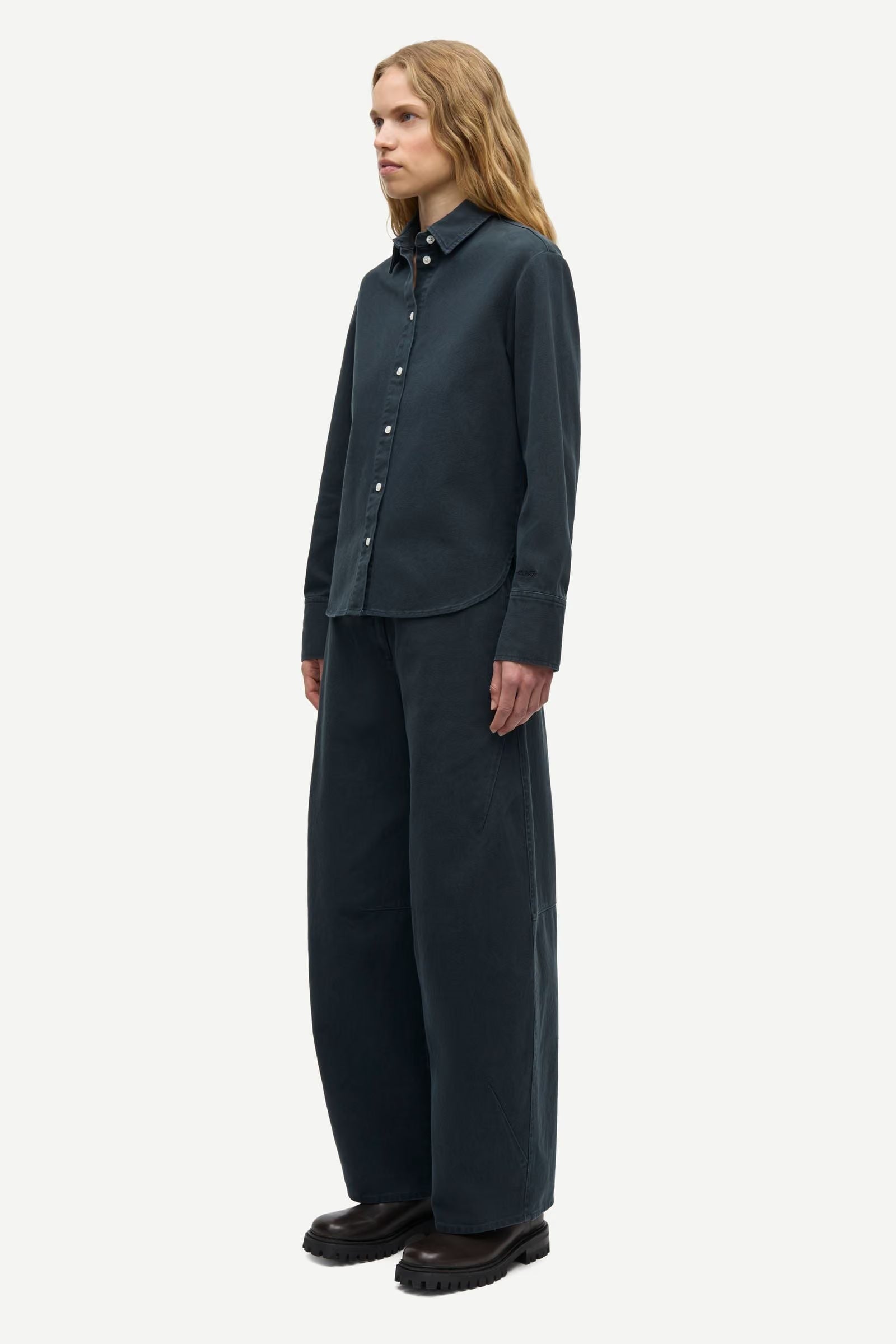 Trousers " Saroko" washed salute