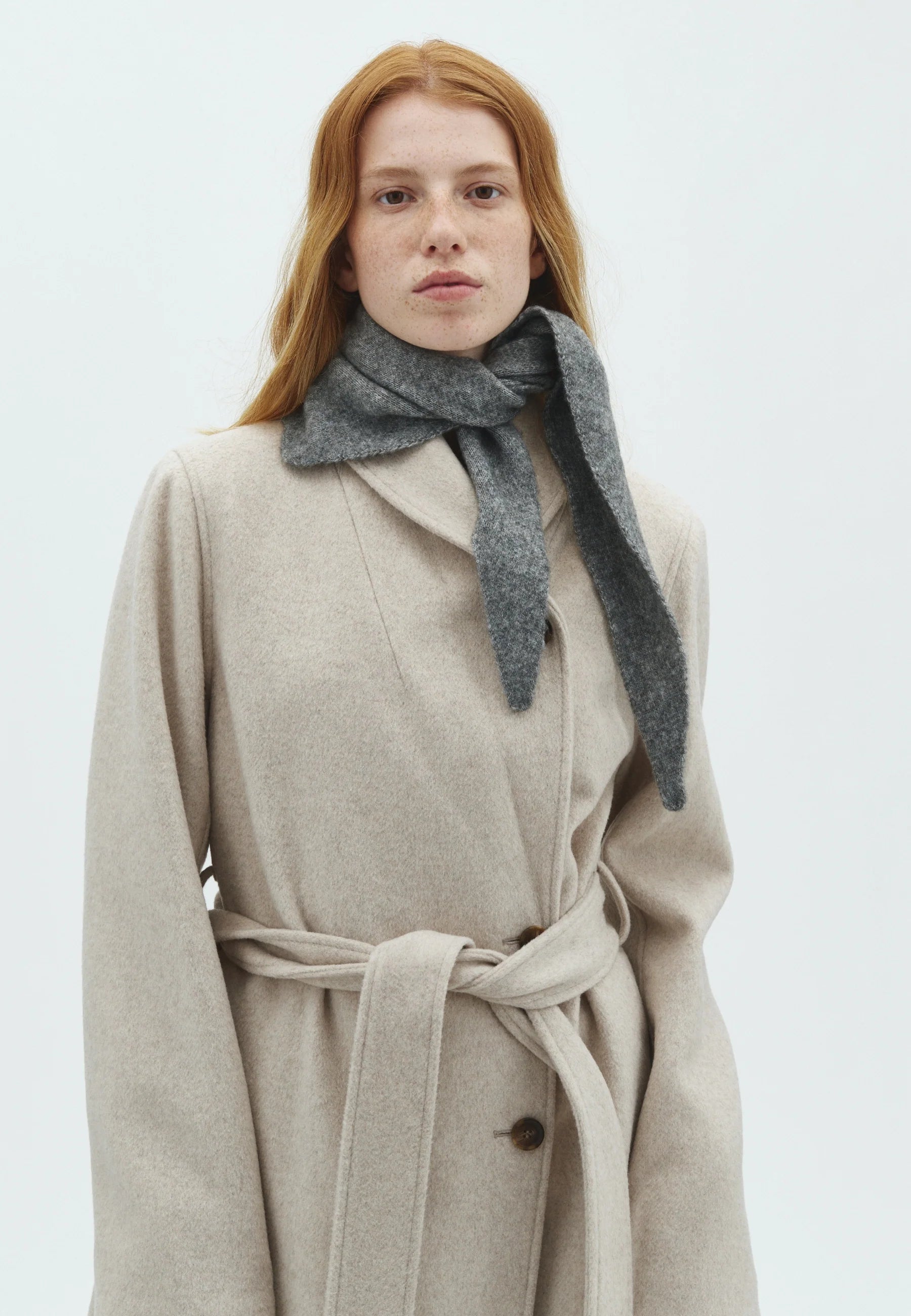Schal "Ziggiette-M" medium grey melange