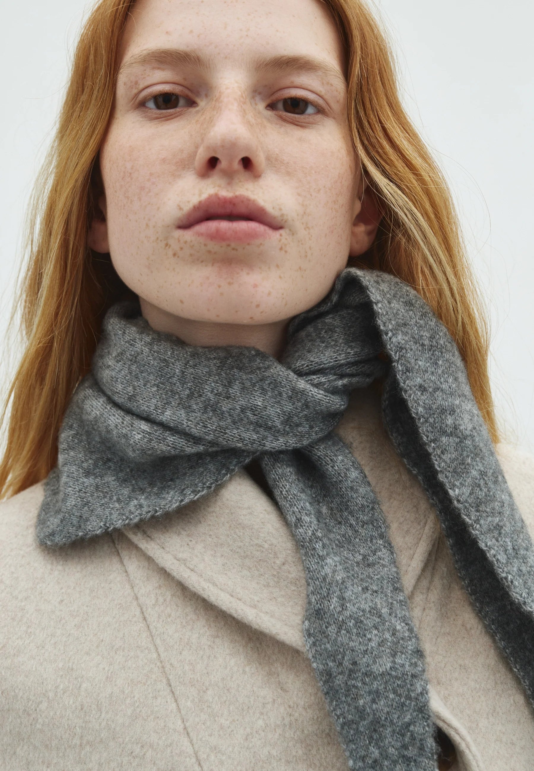 Schal "Ziggiette-M" medium grey melange