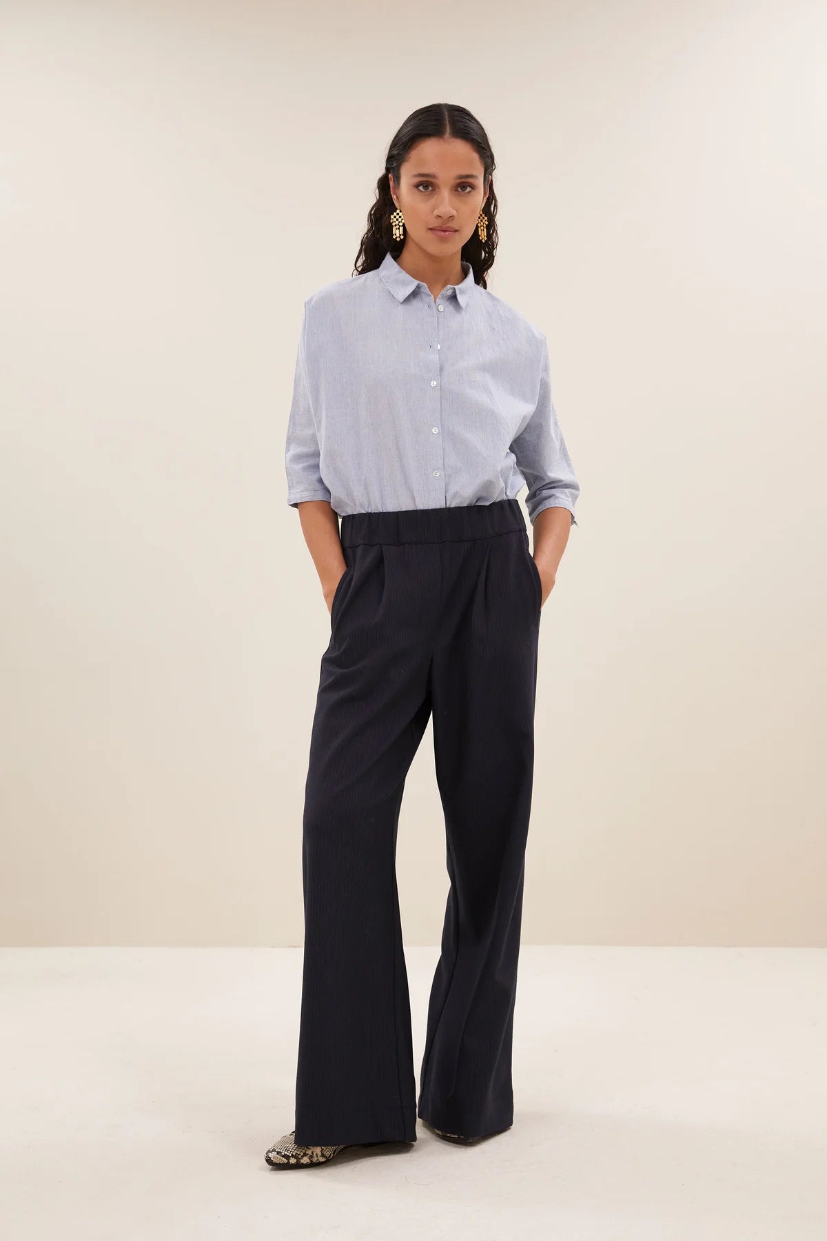 Stripe Pants "Benji Copper Stripe"