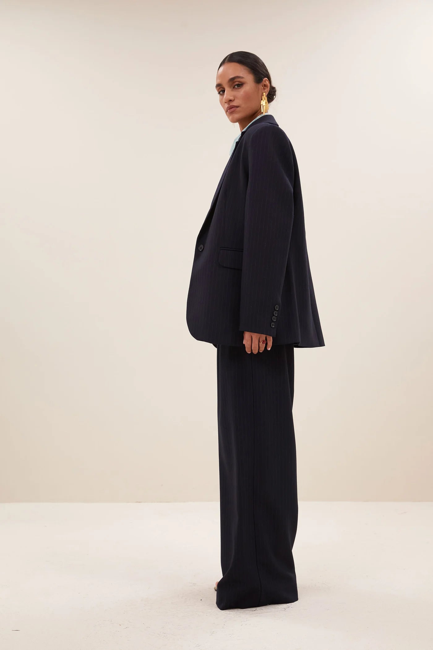 Blazer "Jill Pinstripe" midnight