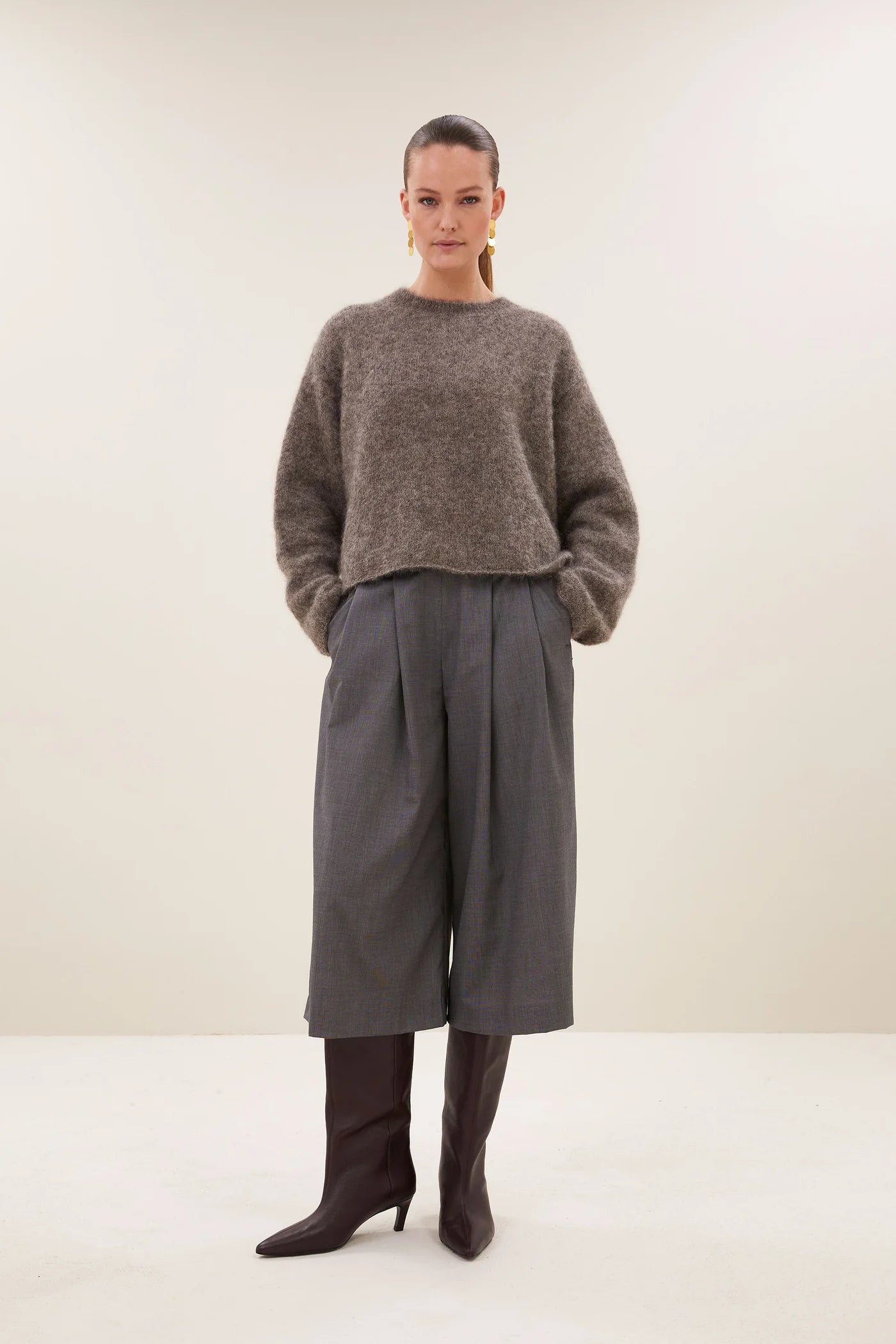 Pullover "Vasile" dark biscuit