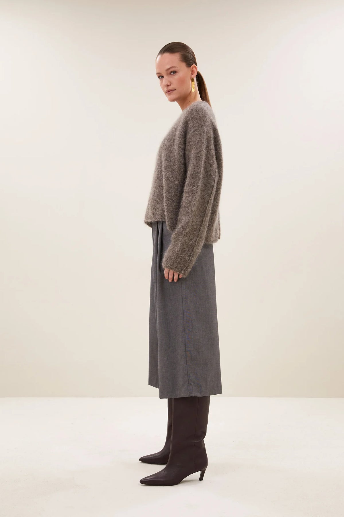 Pullover "Vasile" dark biscuit