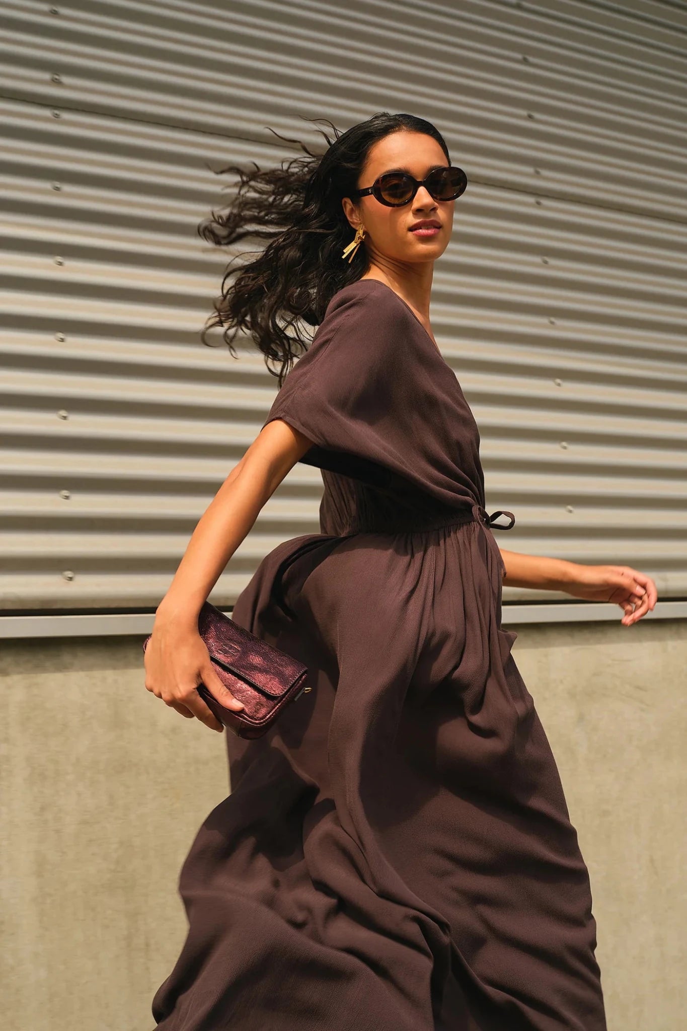 Long Twill Dress - Dein Lieblingsladen Concept