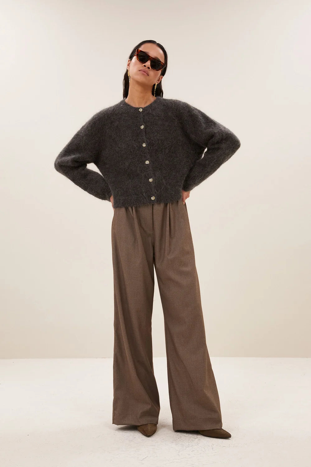 Pants "Benji Melange" biscuit melee