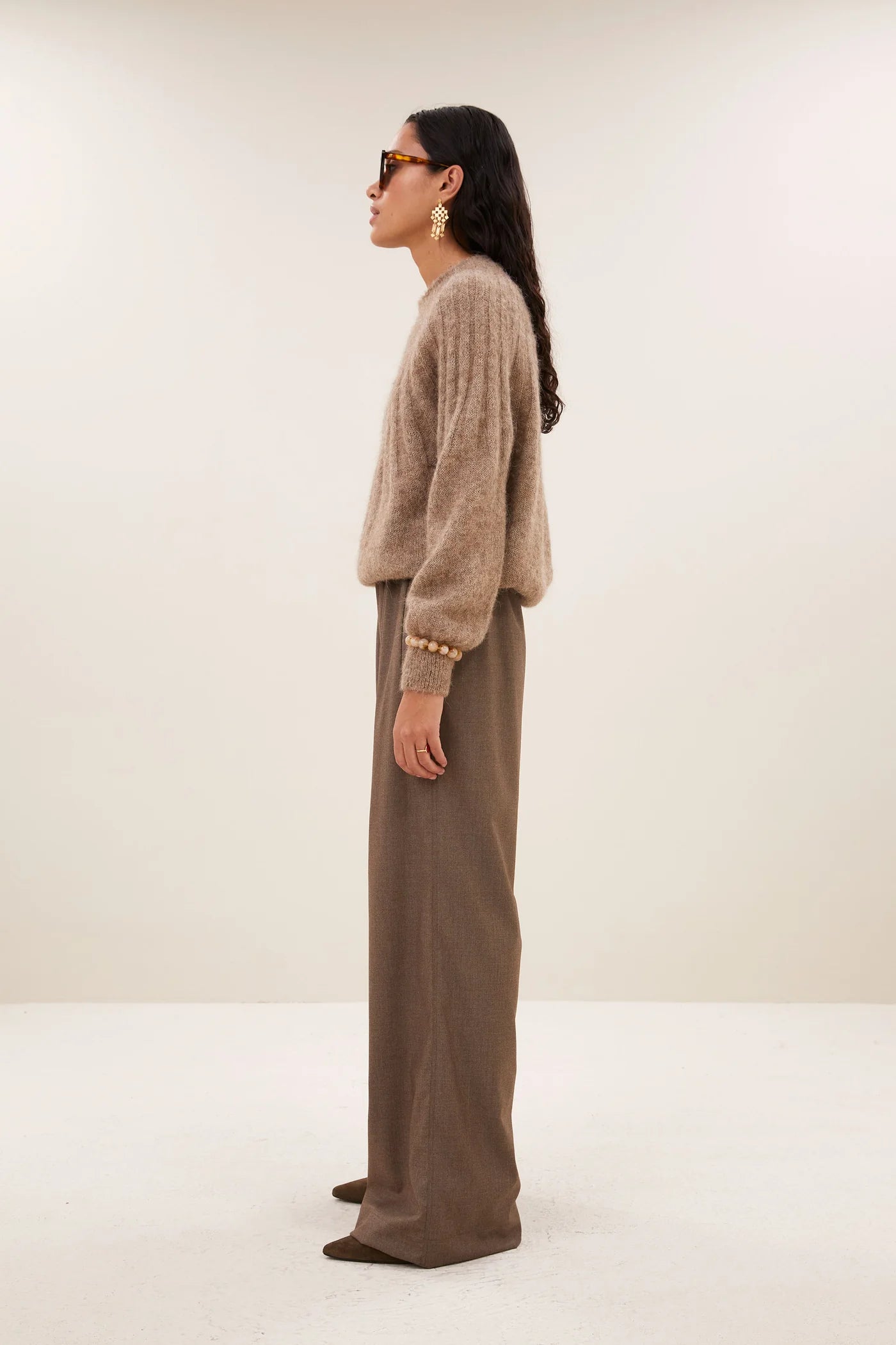 Pants "Benji Melange" biscuit melee