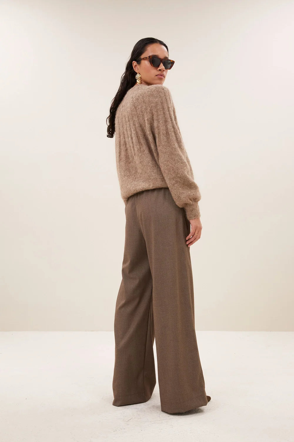 Pants "Benji Melange" biscuit melee