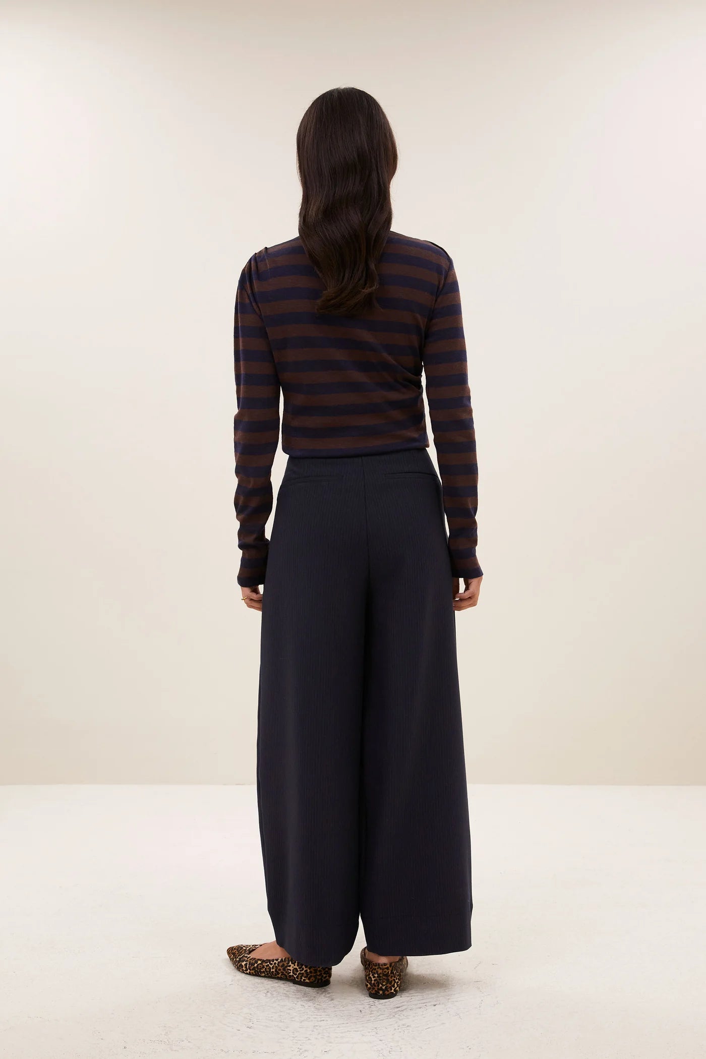 Pants "Frida Coopper Stripe" copper stripe