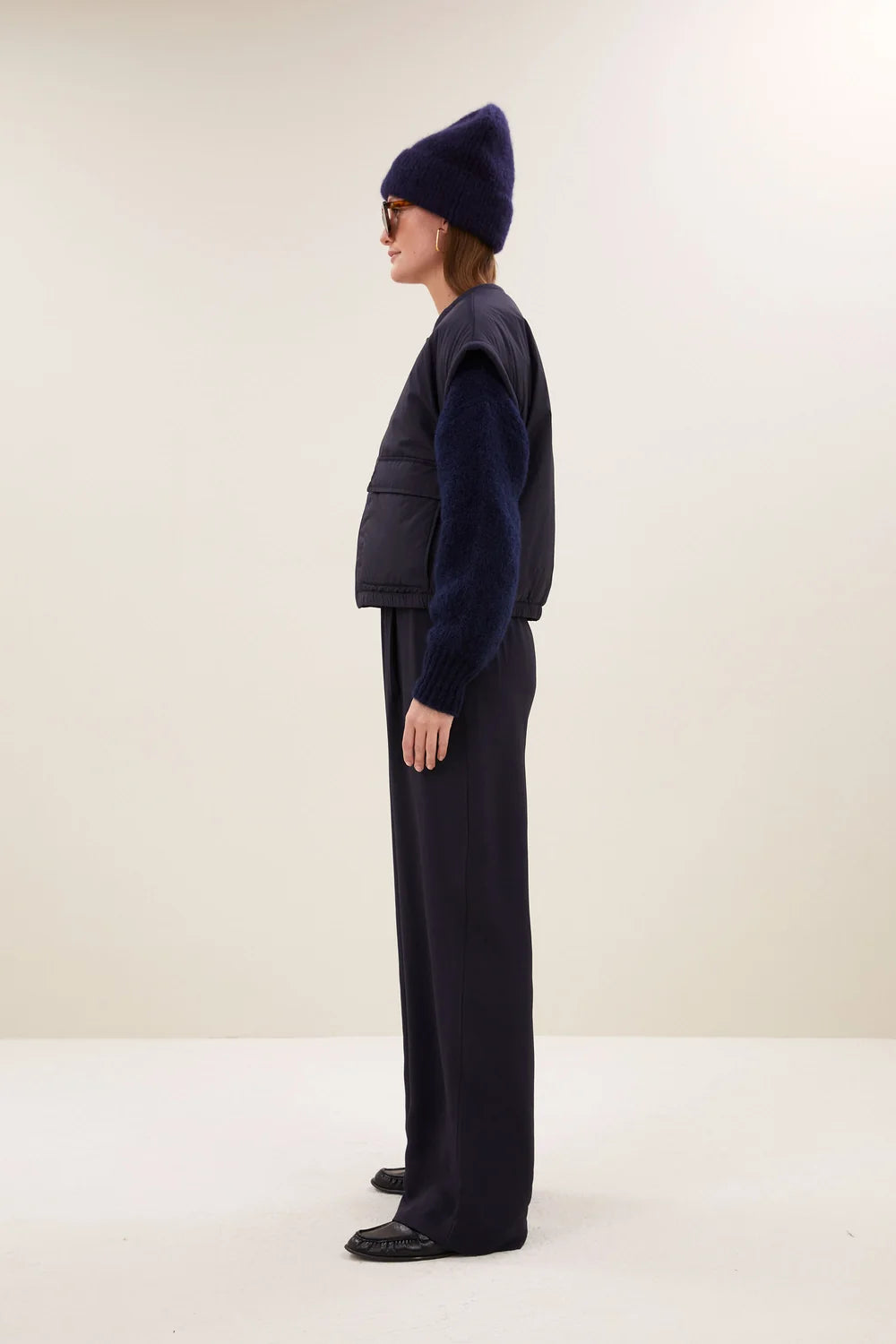 Sleeveless Jacket "Gio" Midnight