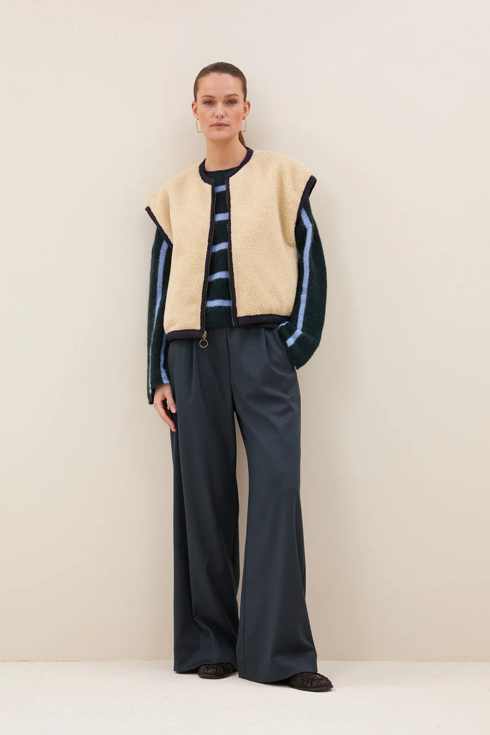 Sleeveless Jacket "Gio" Midnight