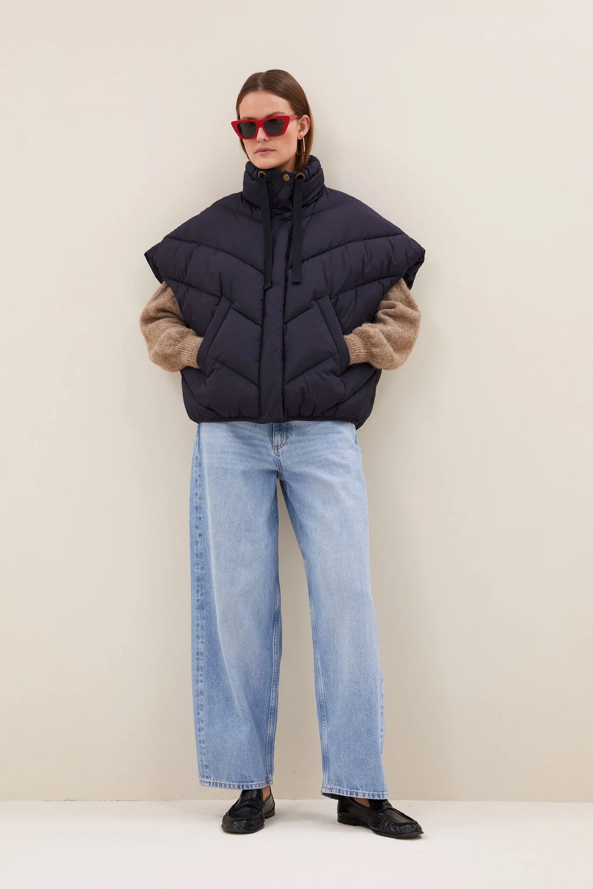 Sleeveless Jacket "Franky" midnight