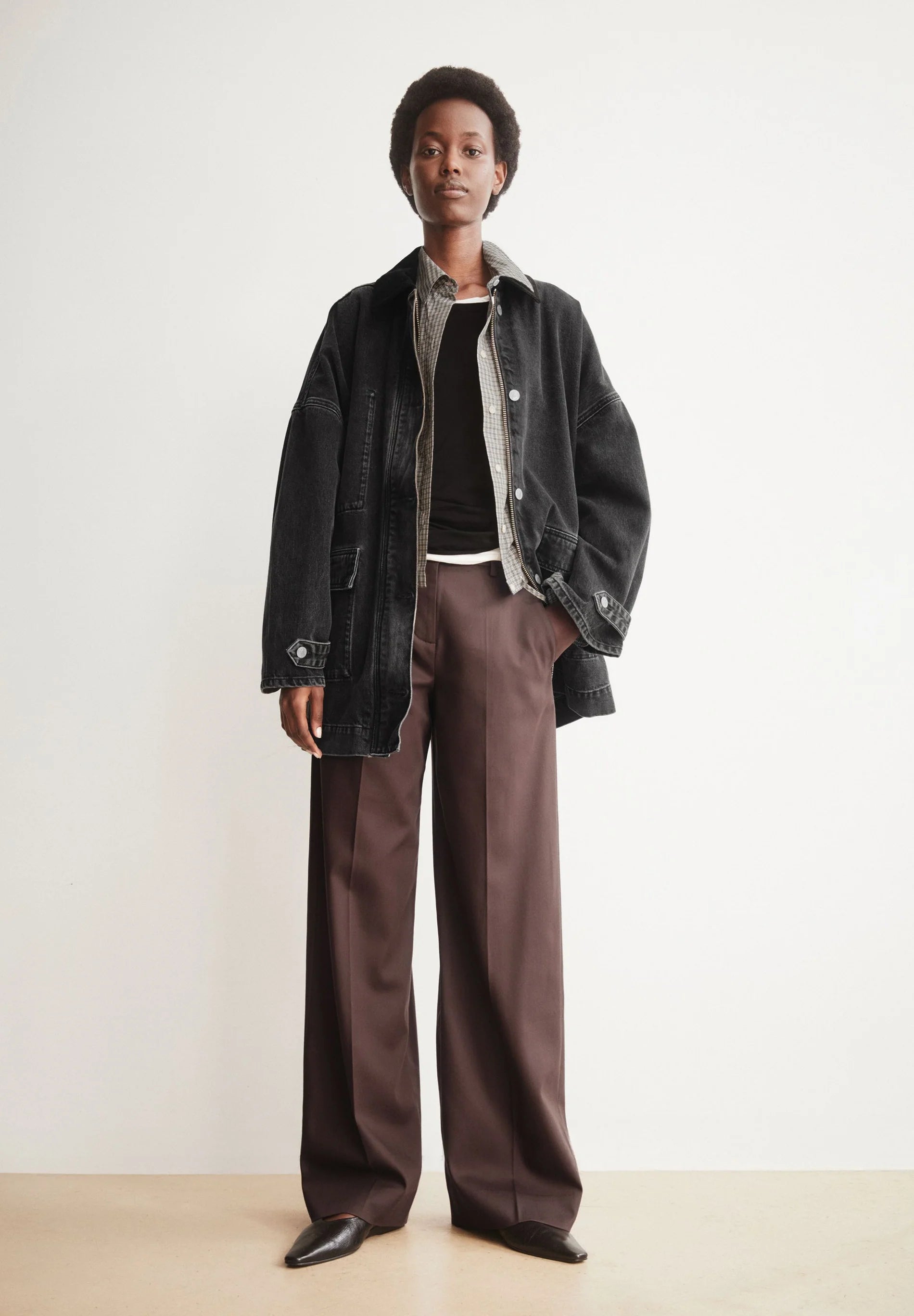 Pant "Leandraa" claystone