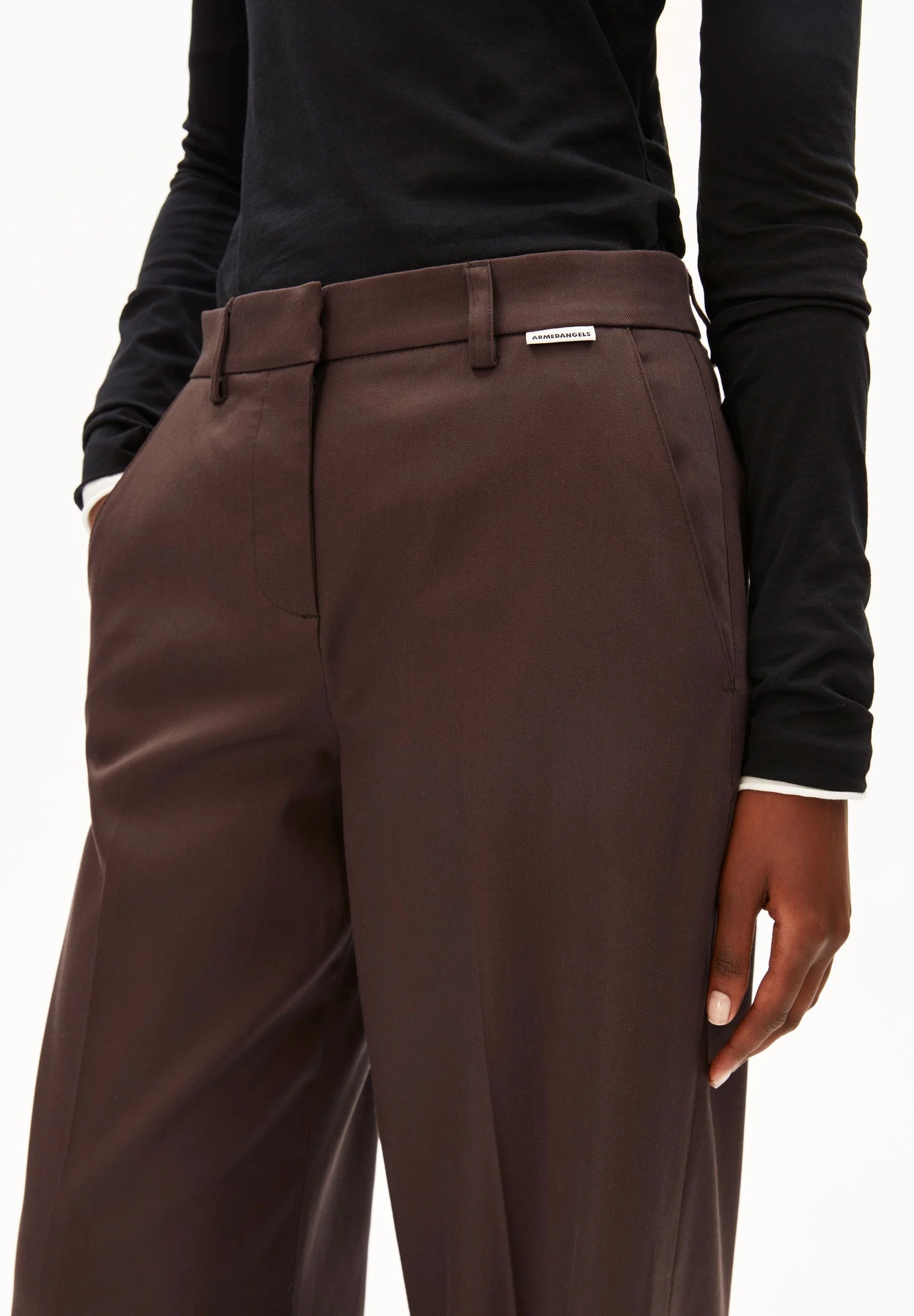 Pant "Leandraa" claystone