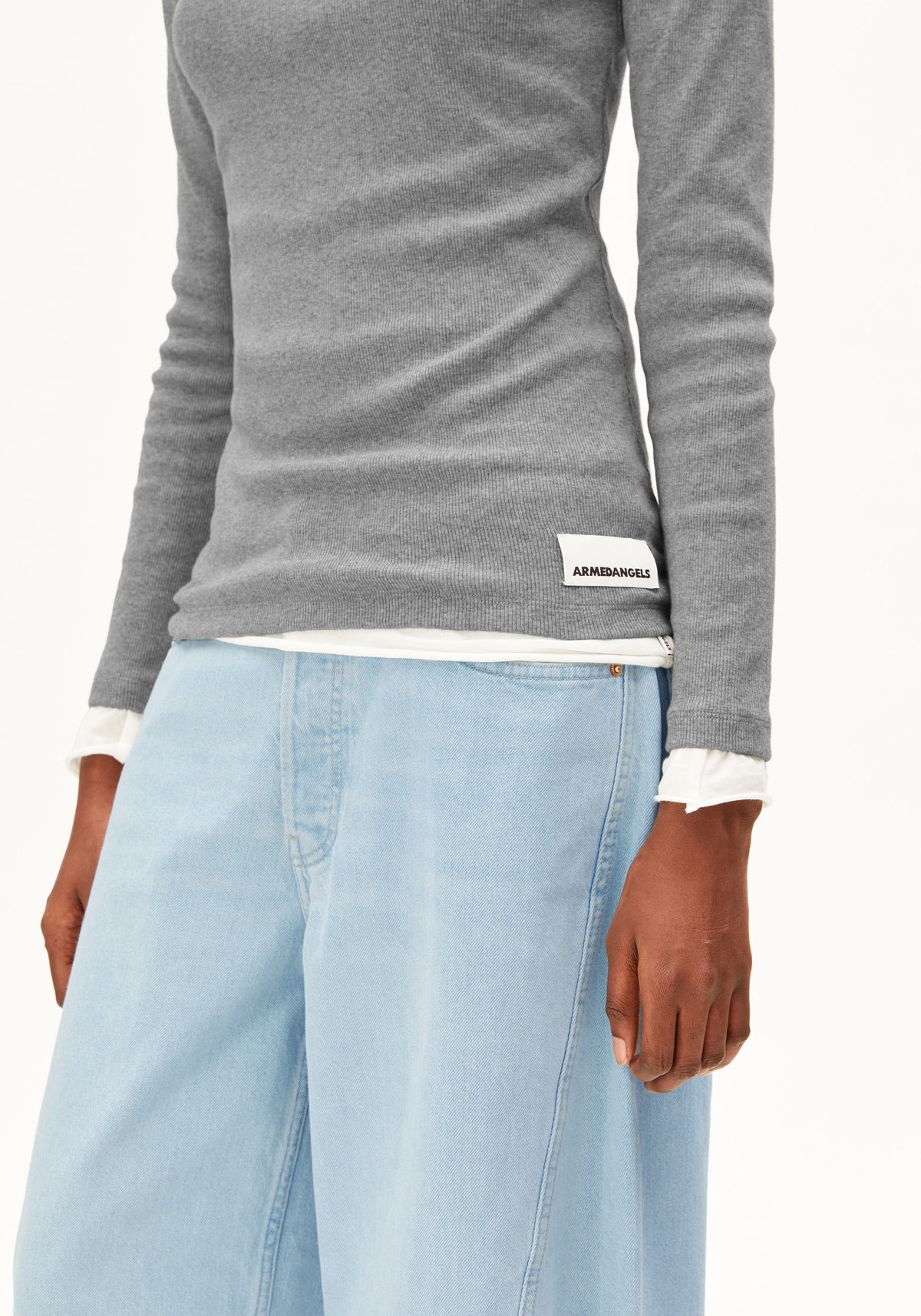 Longsleeve "Fatimaara" Silver Melange