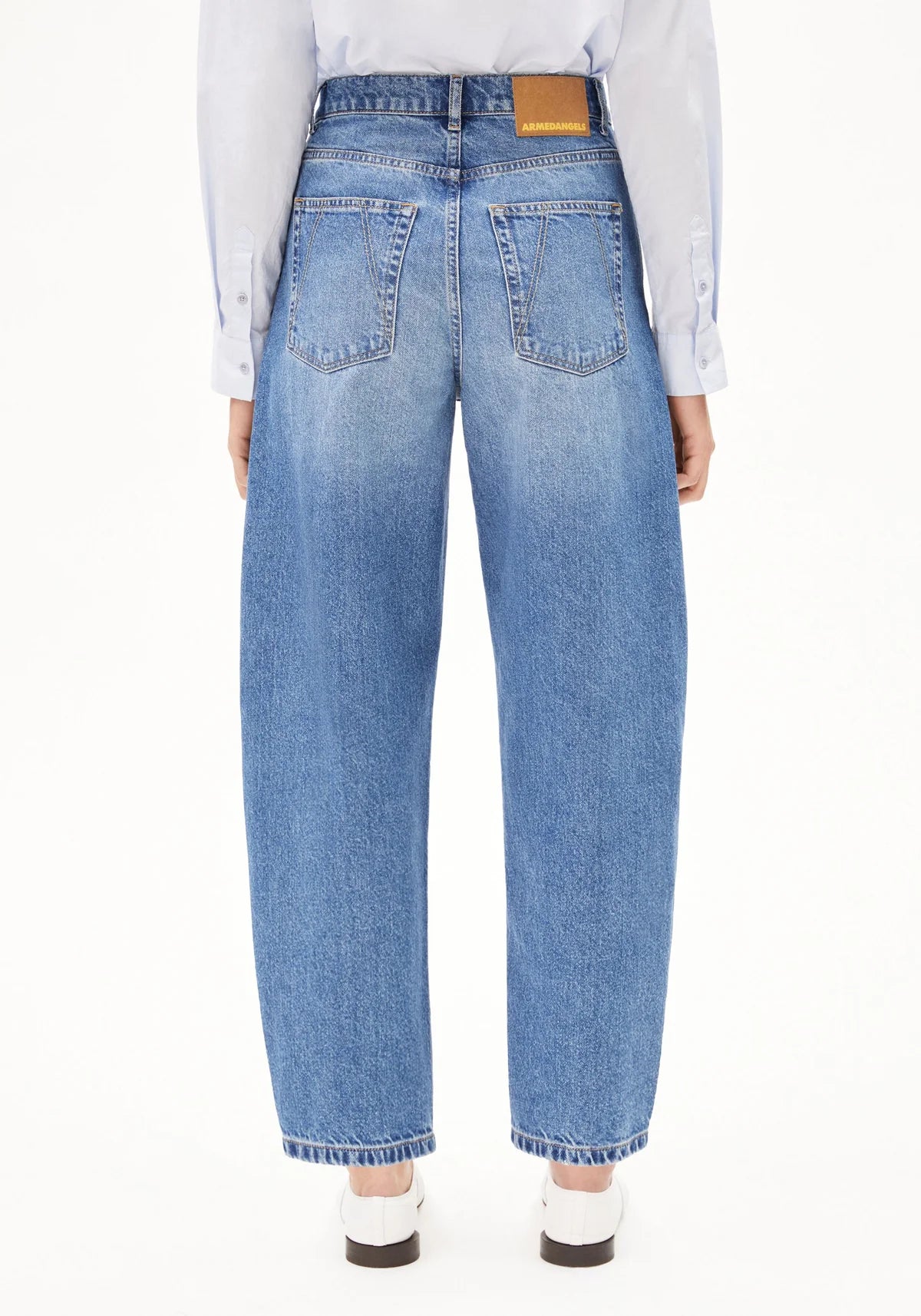 High Waist Barrel Jeans "Baarly"