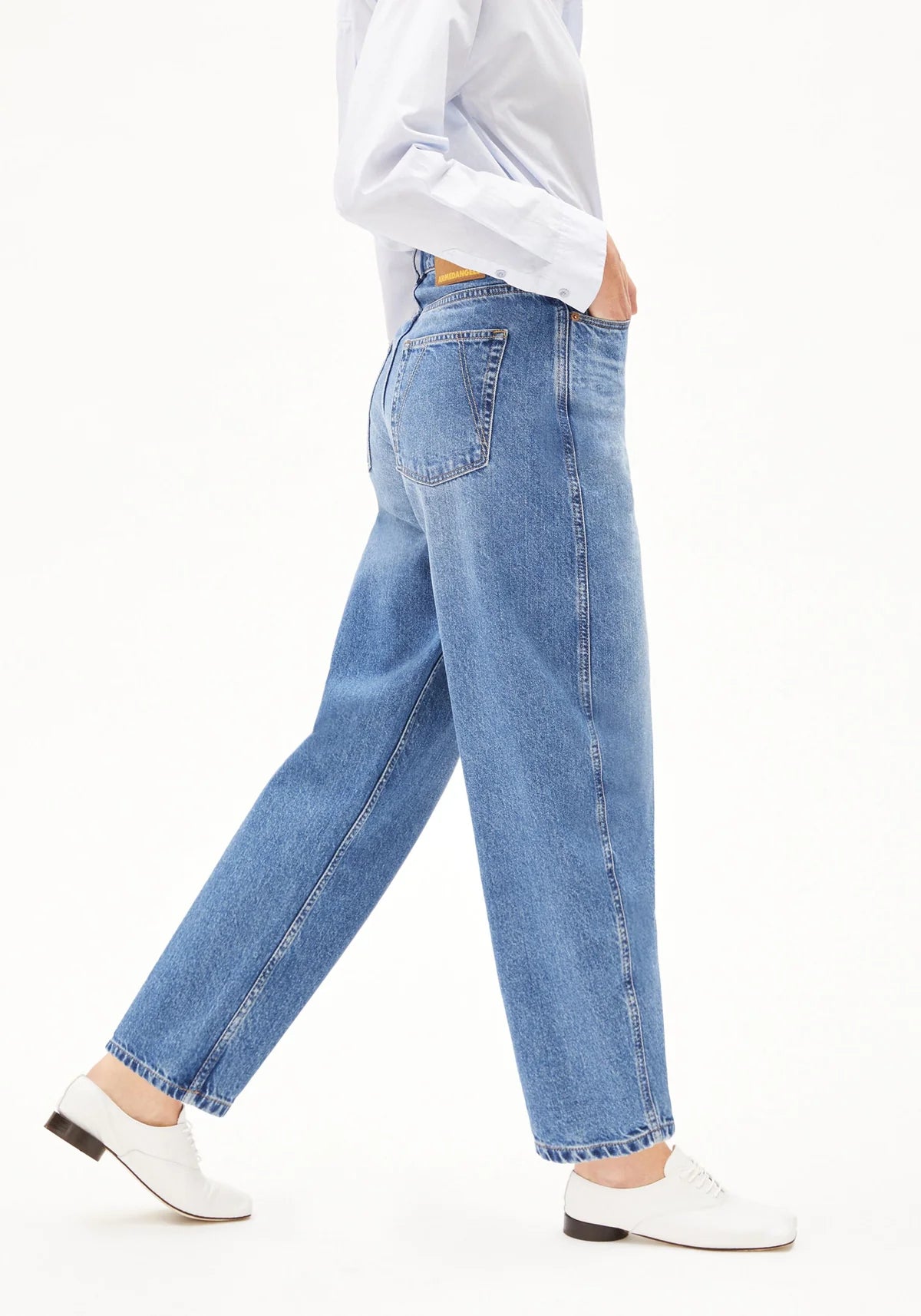 High Waist Barrel Jeans "Baarly"