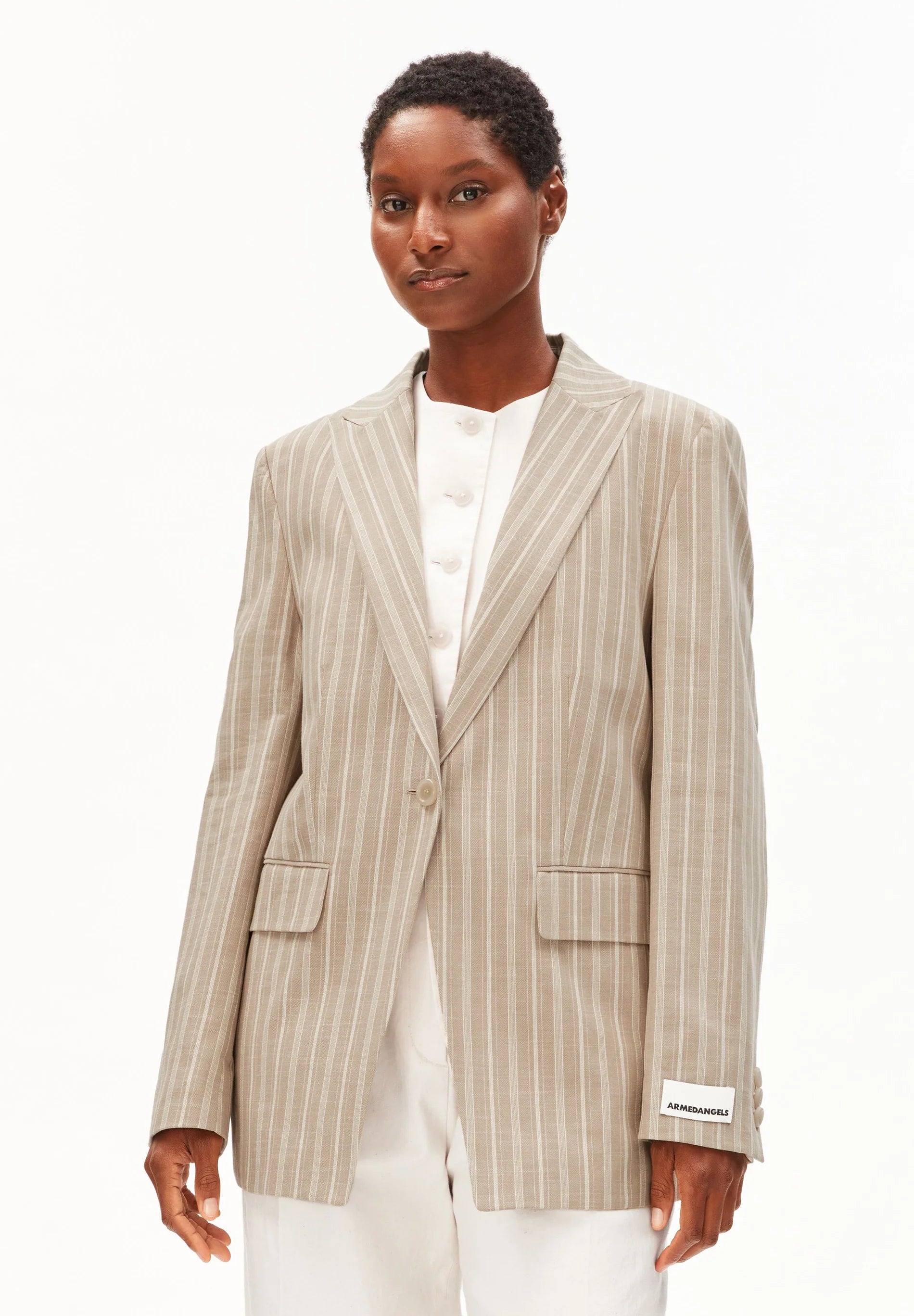 Gestreifter Blazer "Mikulaa"