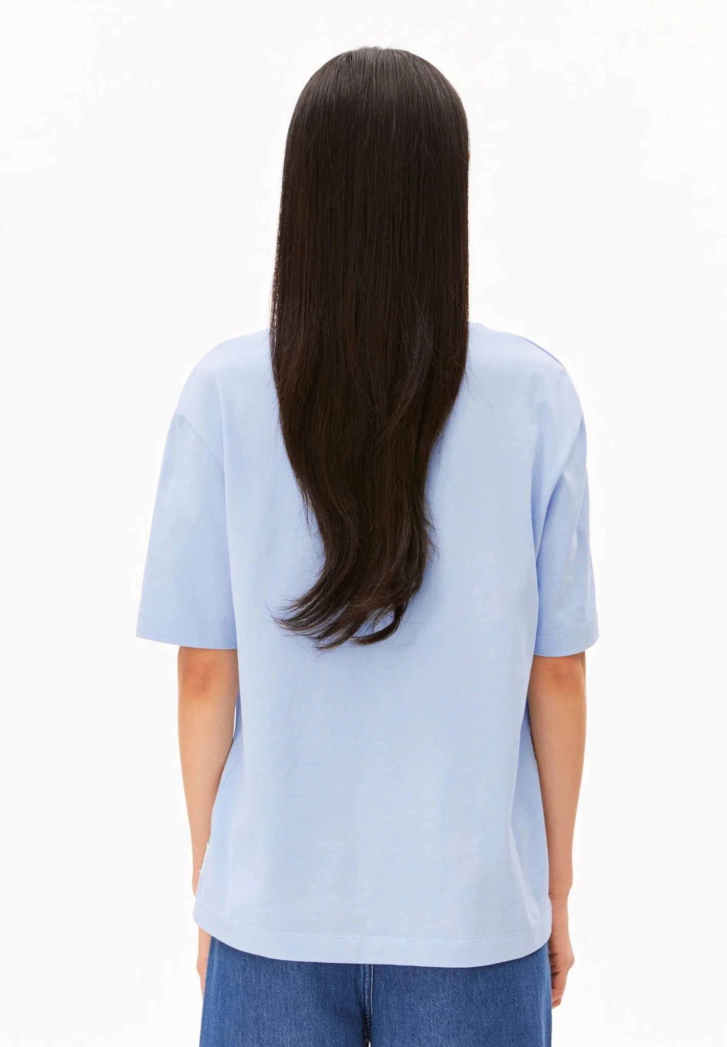 Iconic T-Shirt "Tarjaa" - soft blue - Dein Lieblingsladen Concept