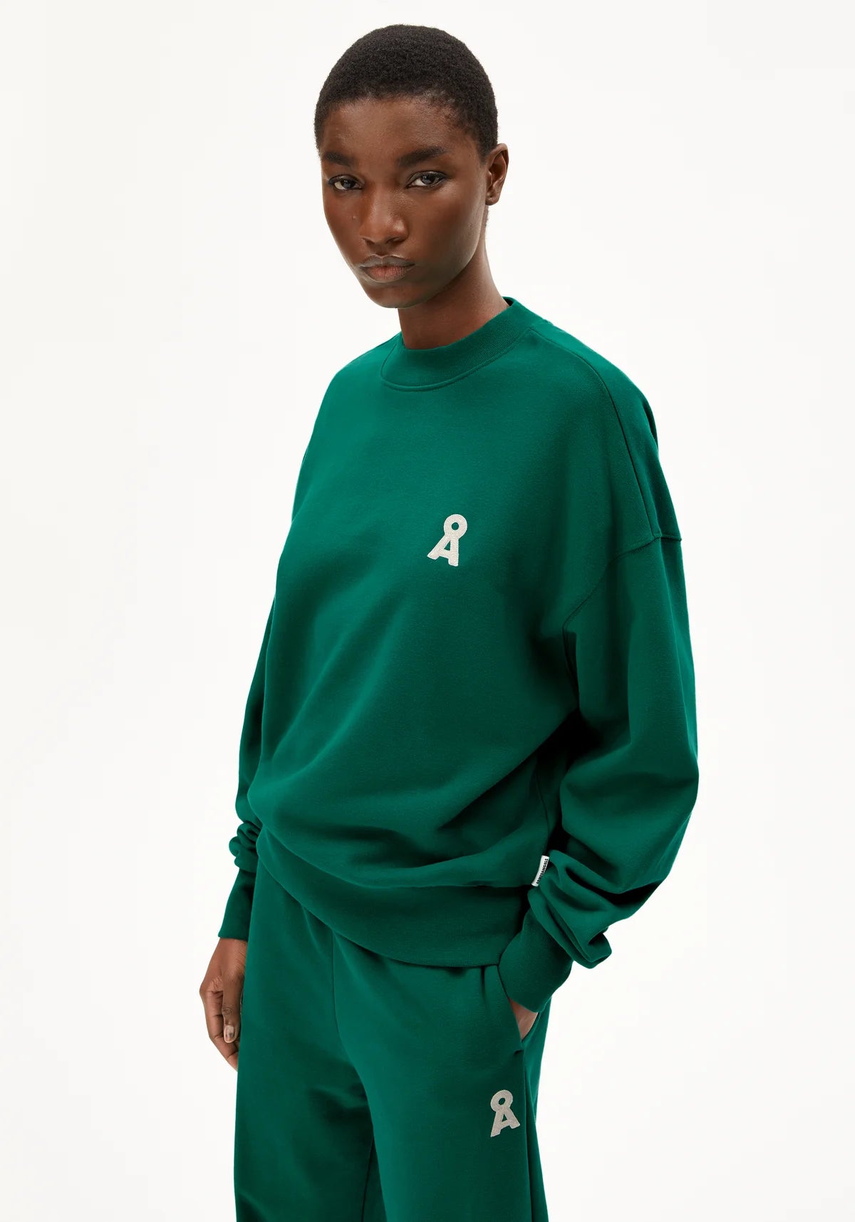Sweater "Alizaa" emerald green