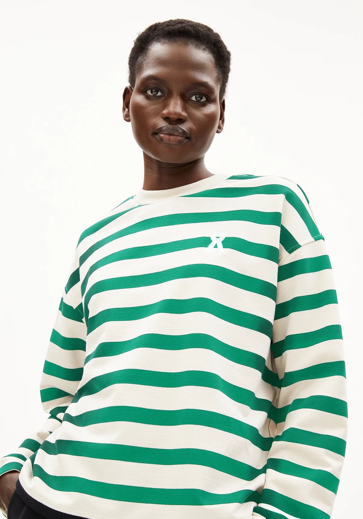 Sweater "Frankaa Bold" undyed-emerald green