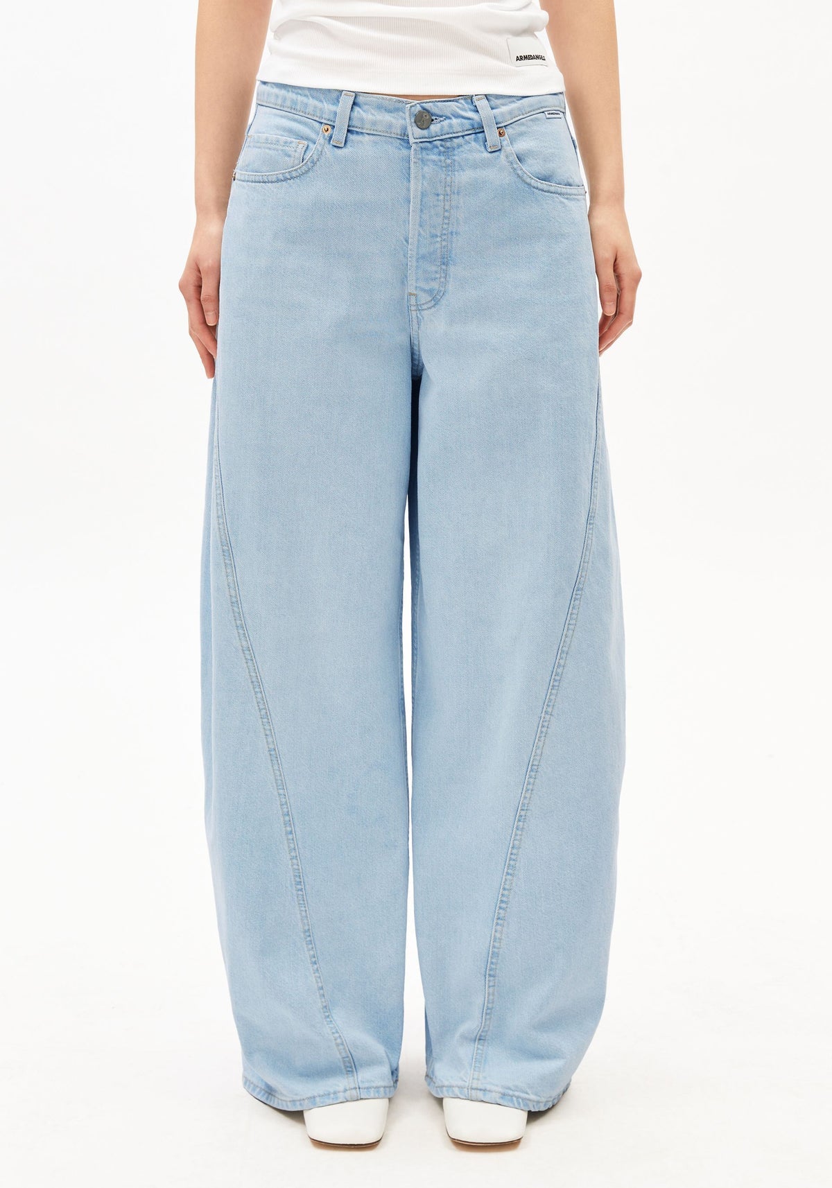 Mid Waist Barrel Jeans "Aalthea"