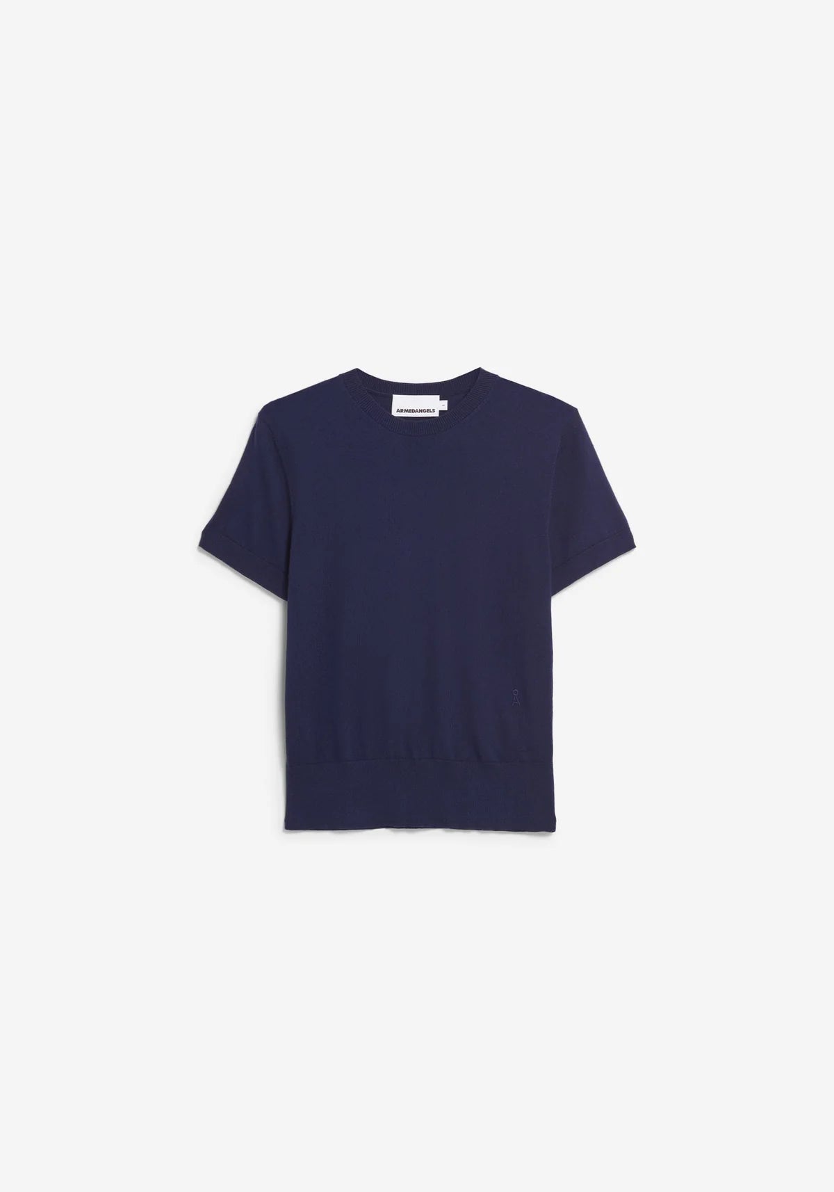 Knit Sweater "Fine" tinted navy