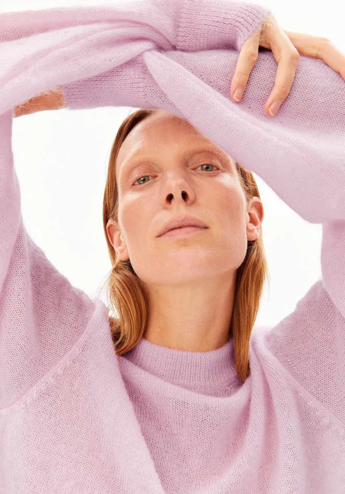 Mohair Blend Knit Sweater