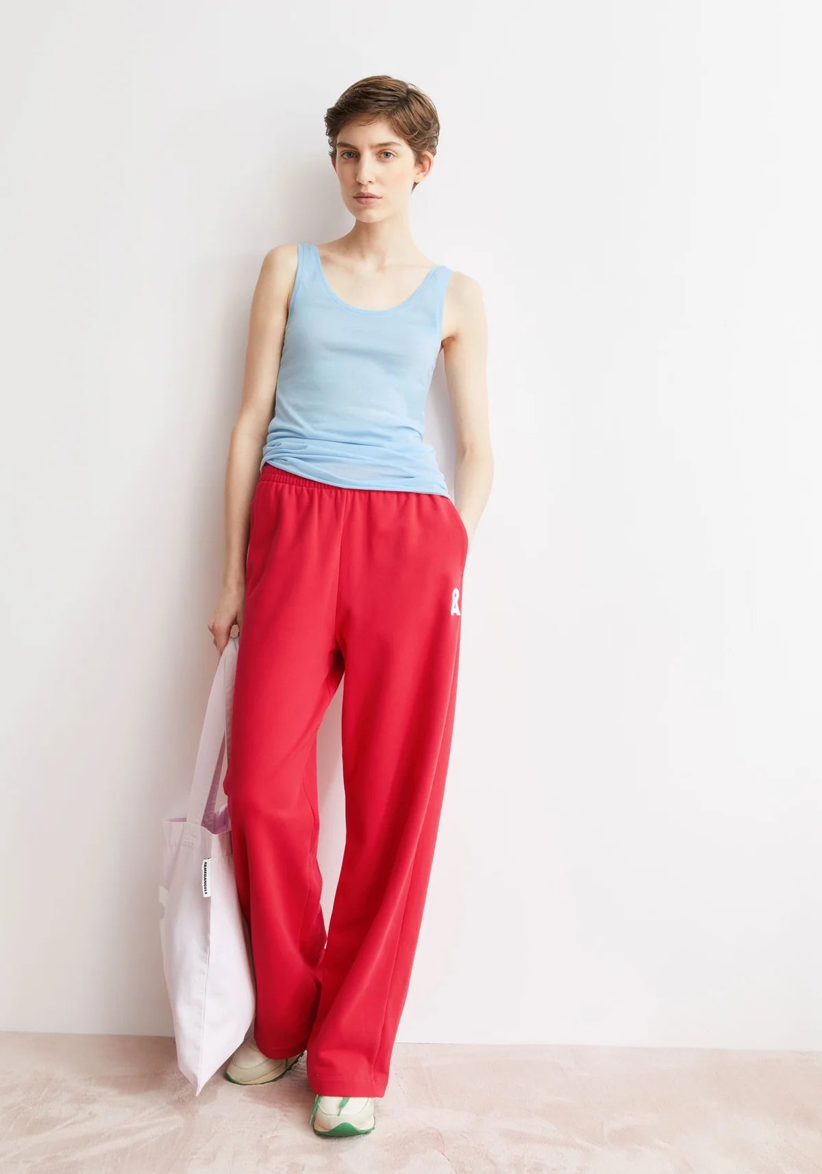 Single Jersey Top blue glow