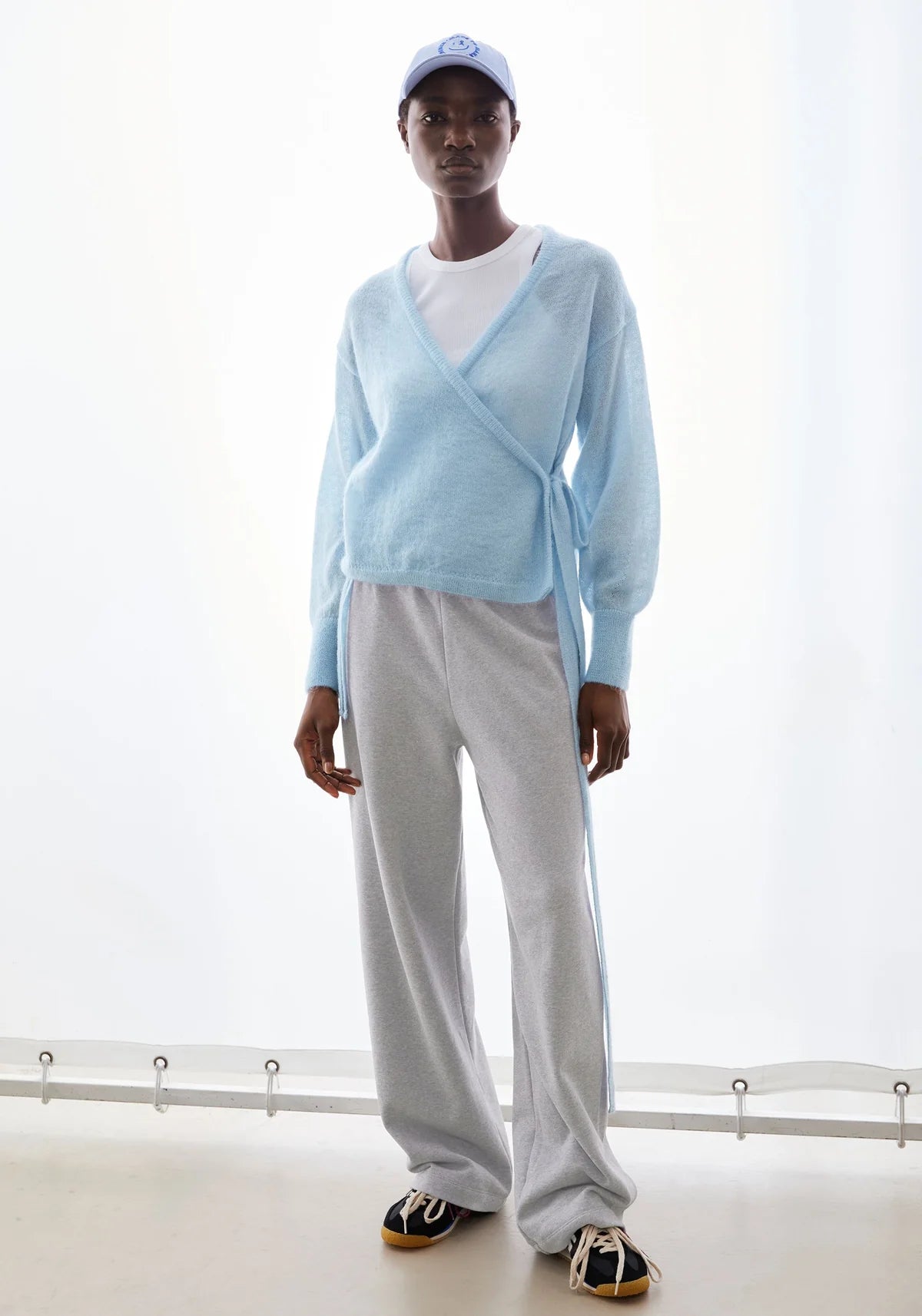 Wrap Cardigan "Mohair Blend"