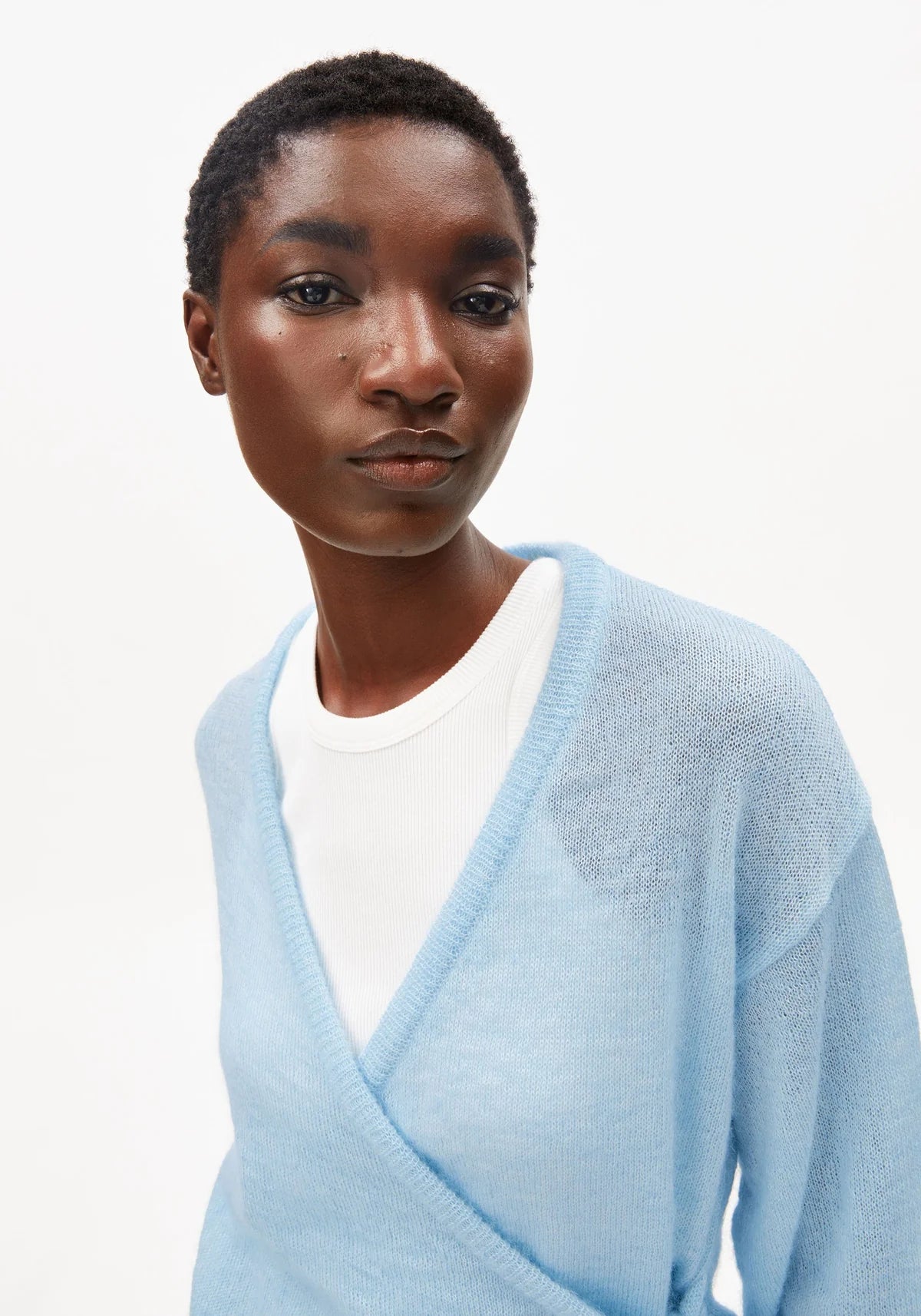 Wrap Cardigan "Mohair Blend"