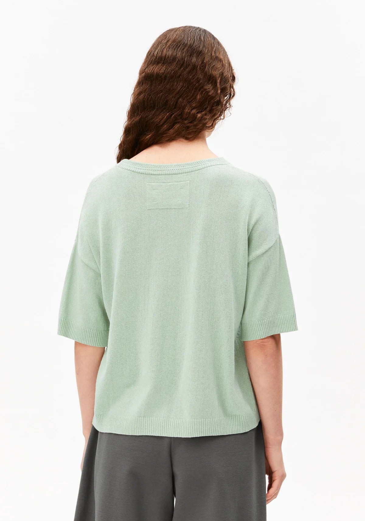 Leinen-Mix Strickshirt