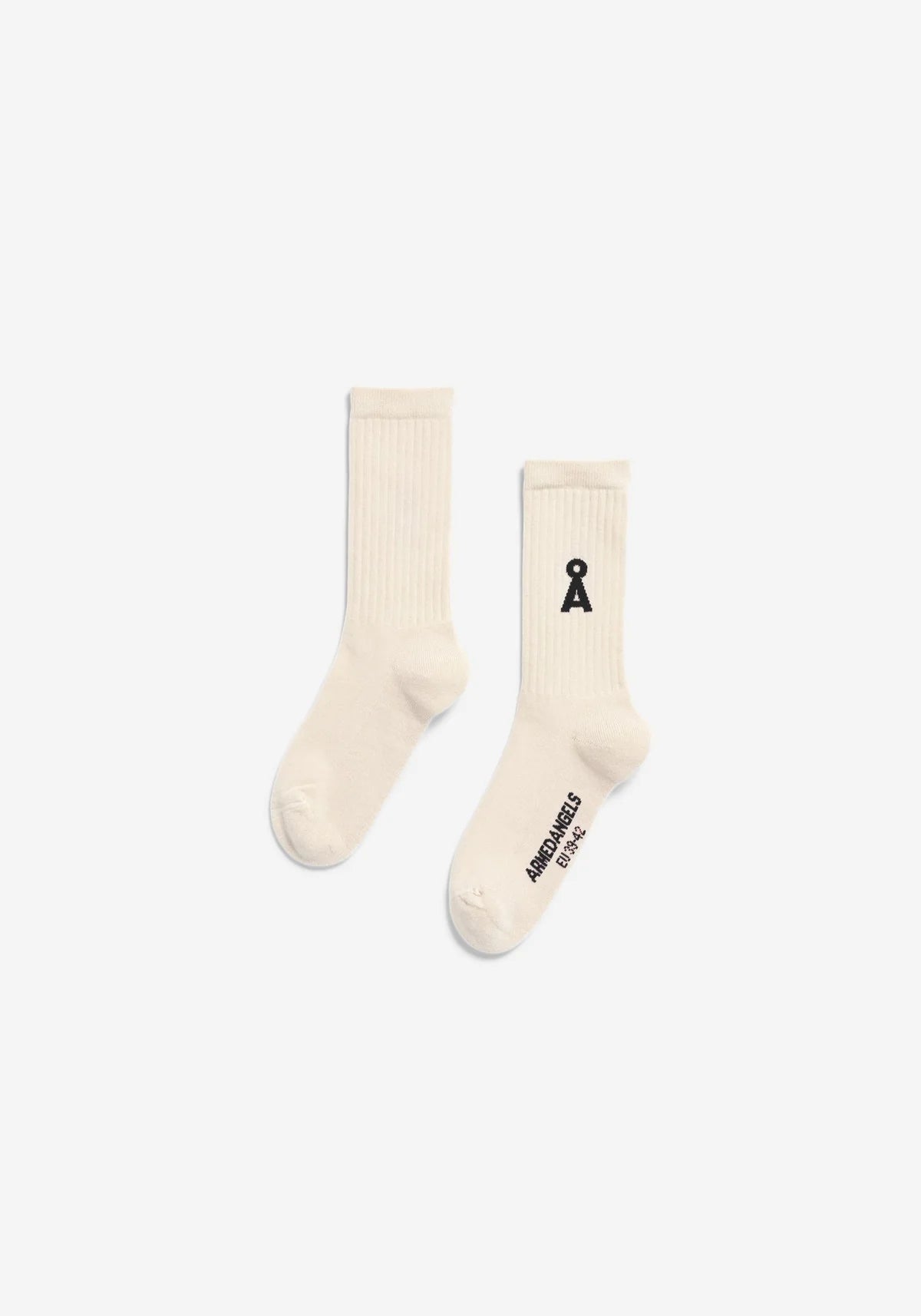 Socks "Saamus Bold"-oatmilk-black