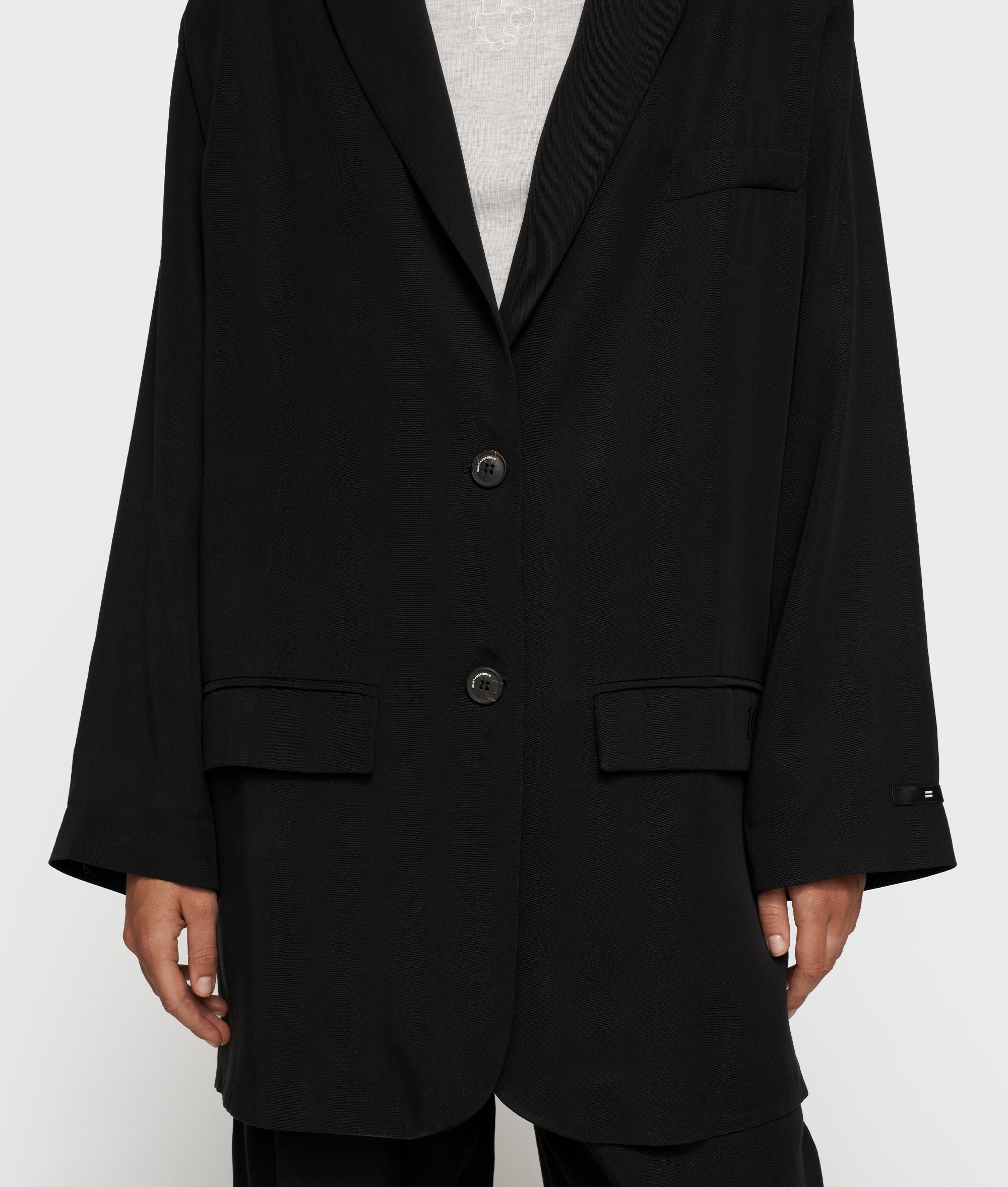 Long Flowy Blazer Lyocell