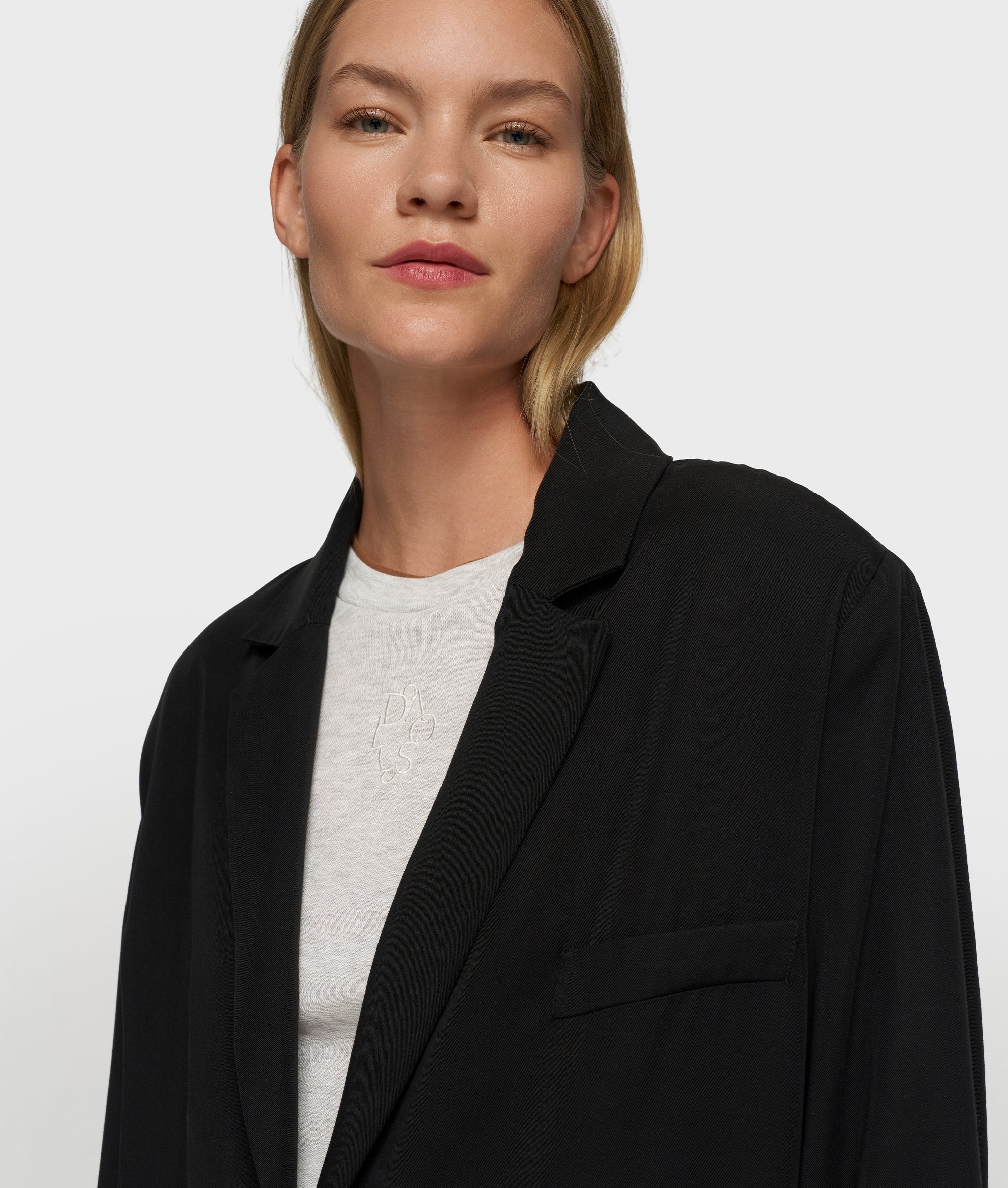 Long Flowy Blazer Lyocell