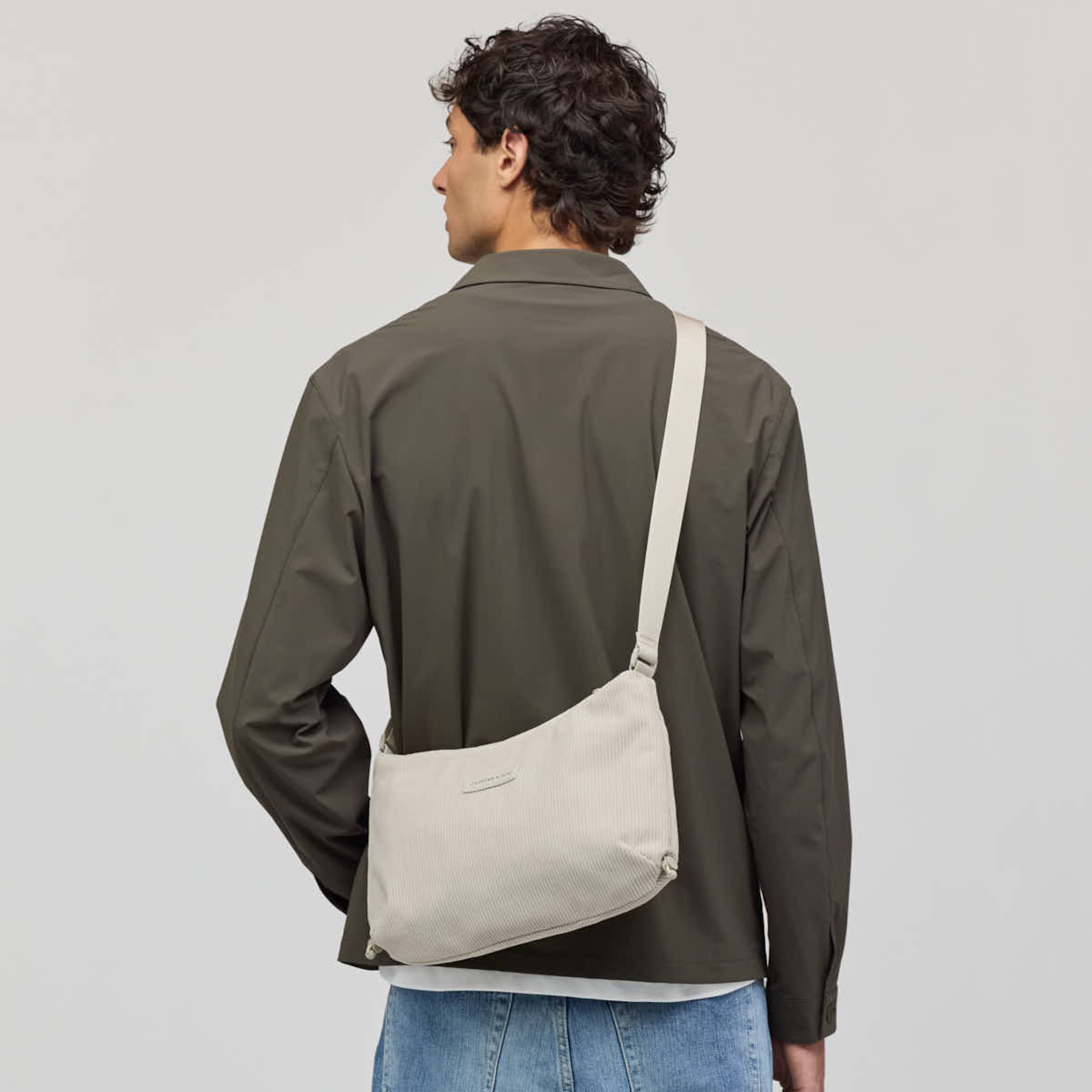Crossbody Bag "Skara Small Cord Sandstone"
