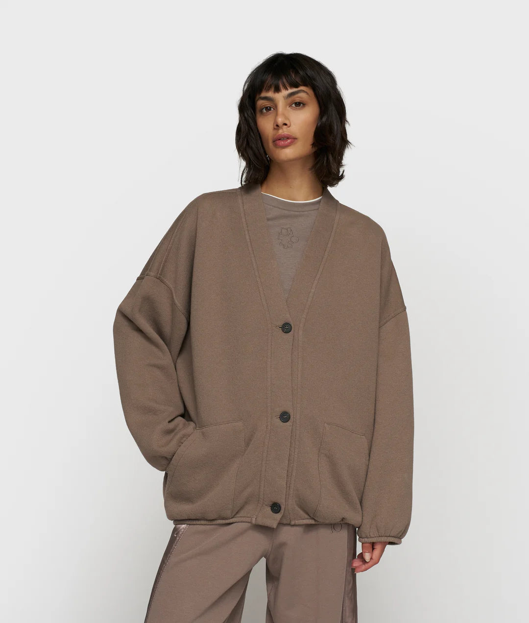 Baseball Cardigan Fleece