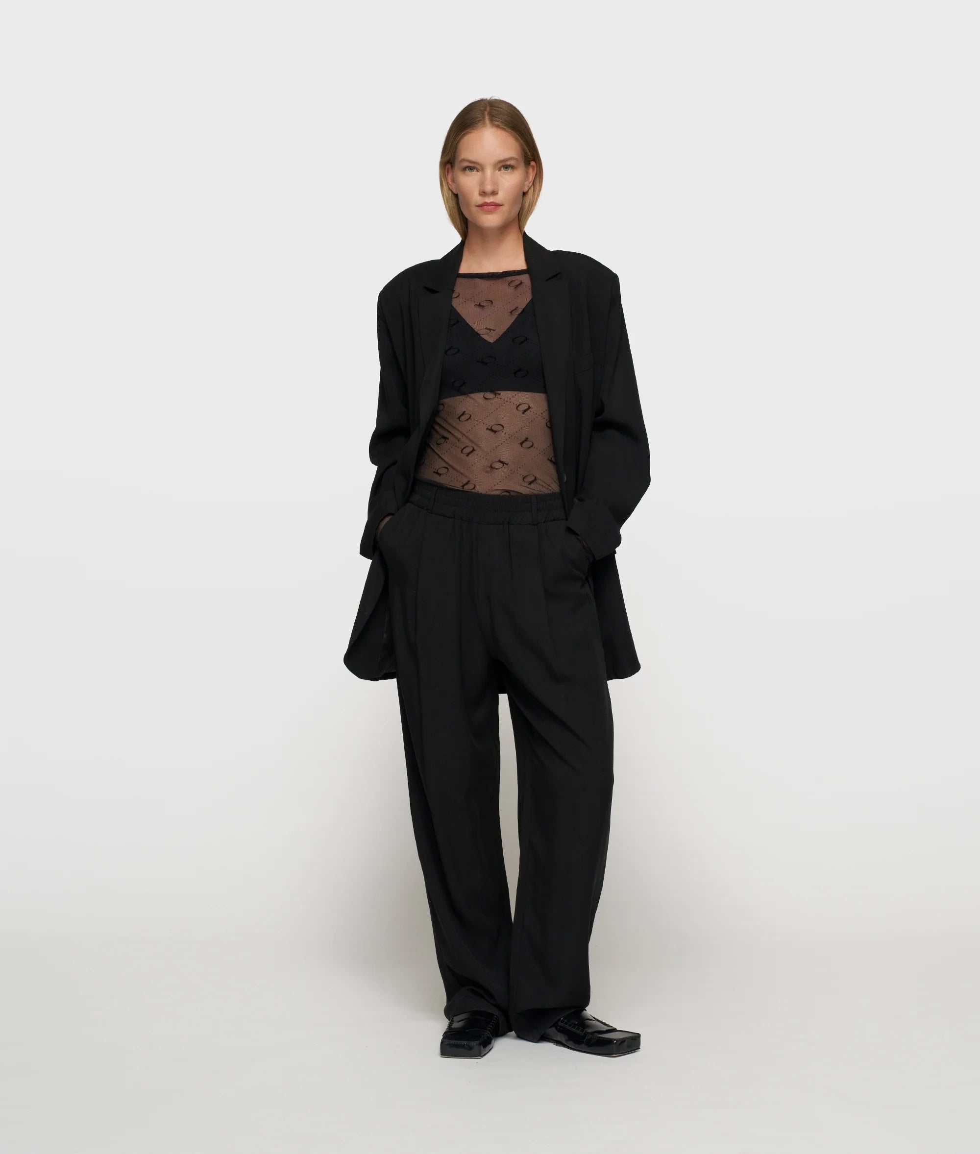 Long Flowy Blazer Lyocell