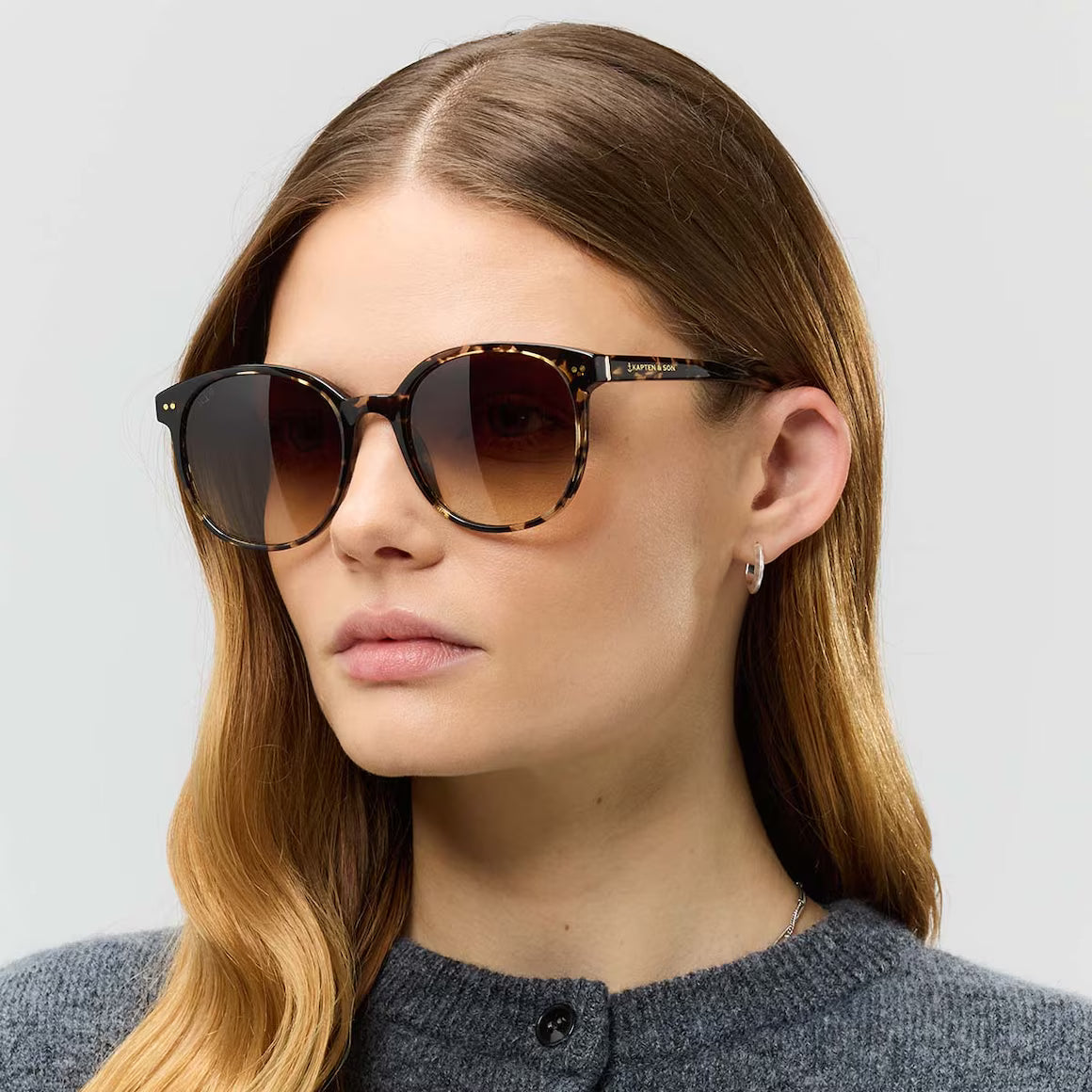 Sonnenbrille „Nairobi Crystal Tortoise Brown“