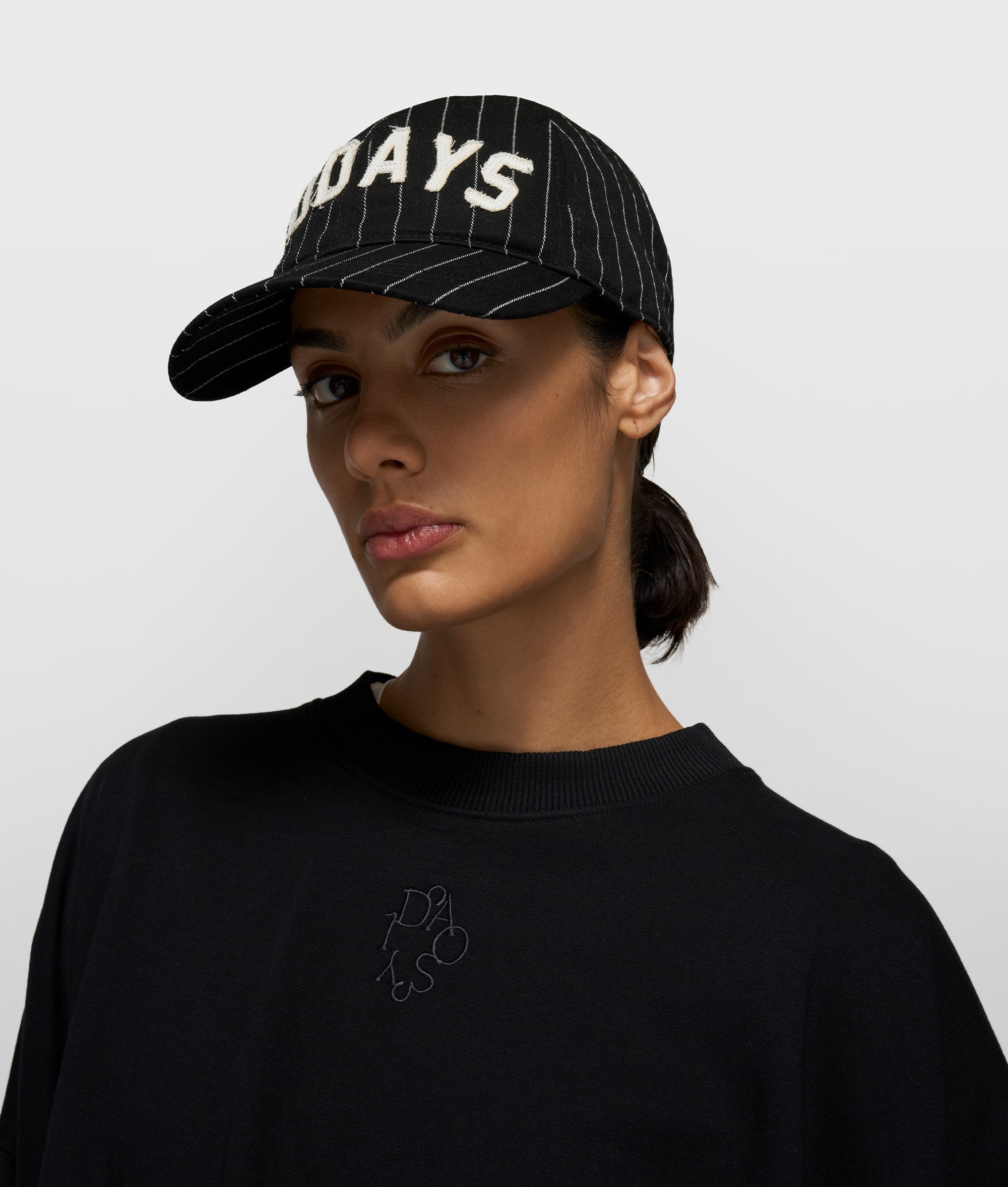 Cotton Cap Logo Stripes