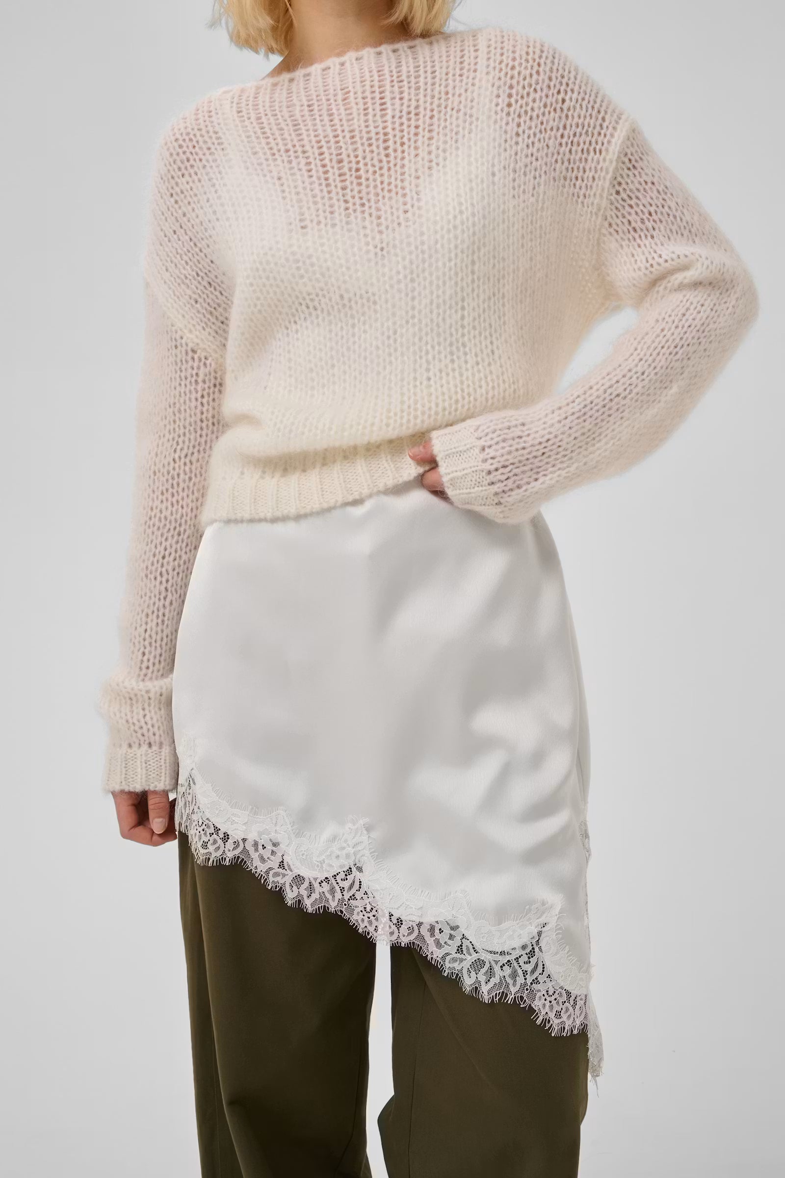 Knit Pullover "MWNima" 10705646 - snow white