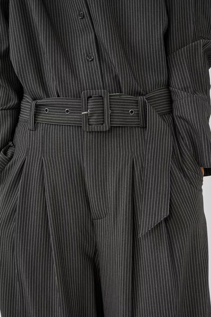 The Pinstriped High Pant