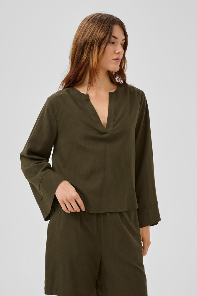 Blouse "DiasMW" Forest Night