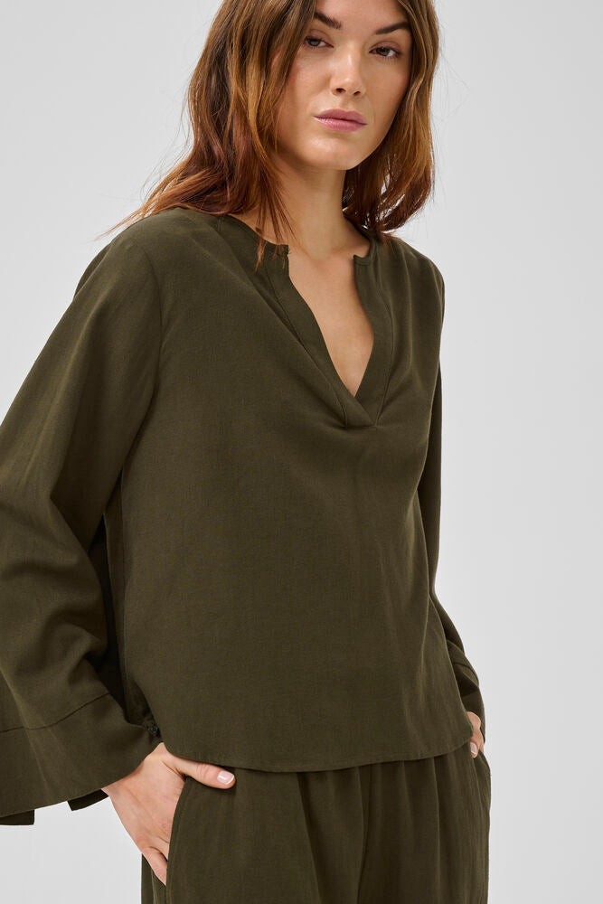 Blouse "DiasMW" Forest Night
