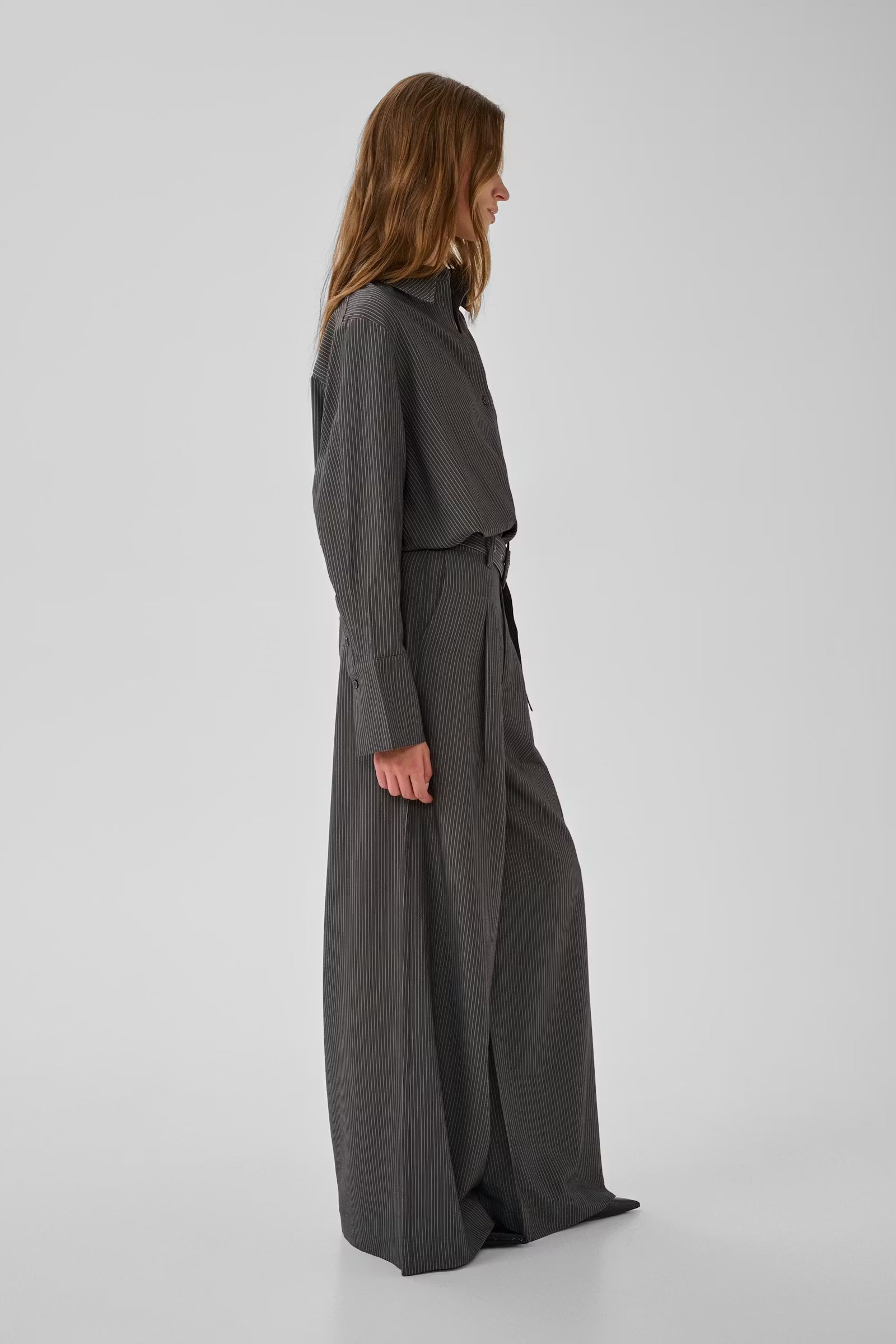 The Pinstriped High Pant