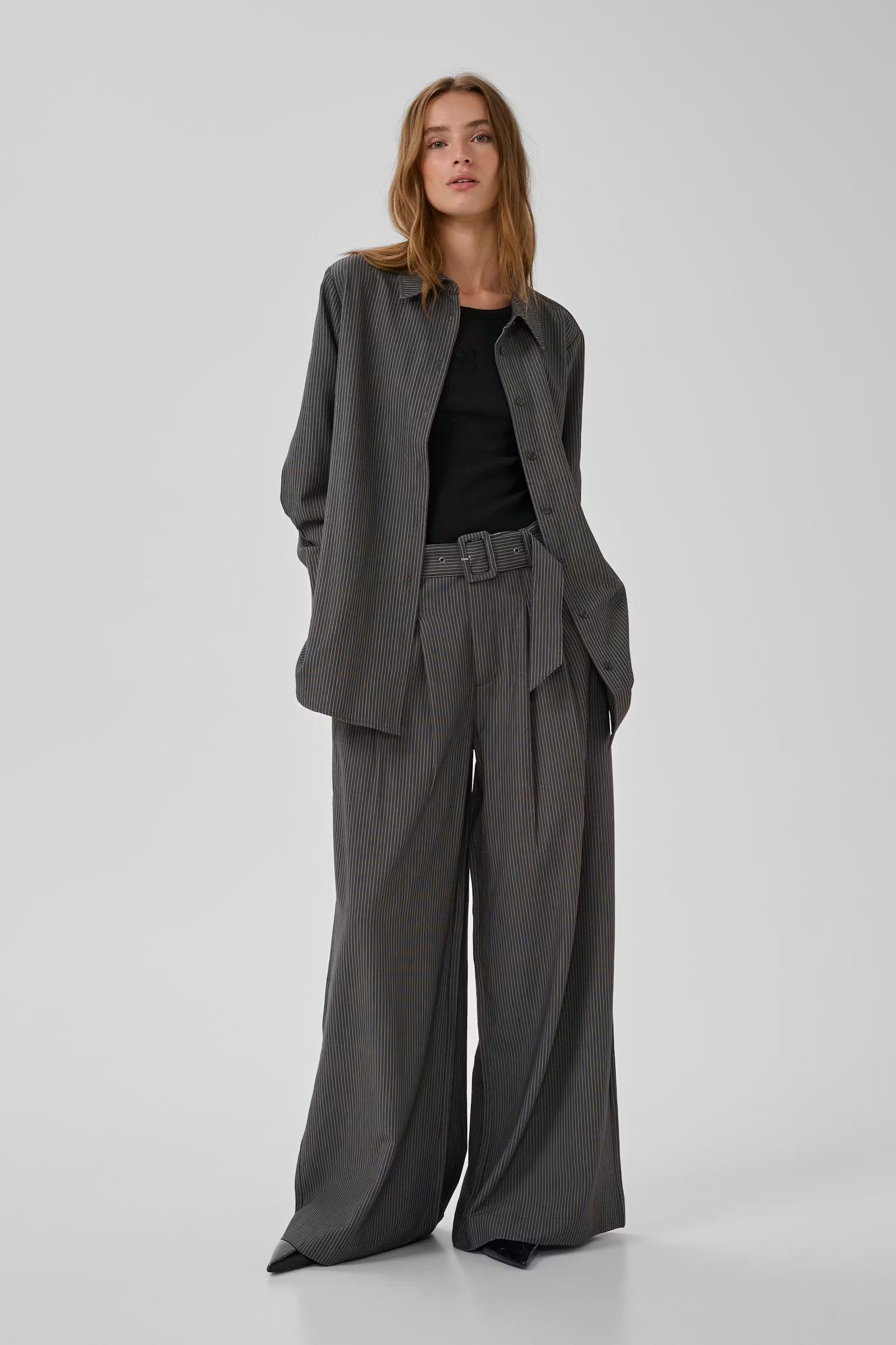 The Pinstriped High Pant