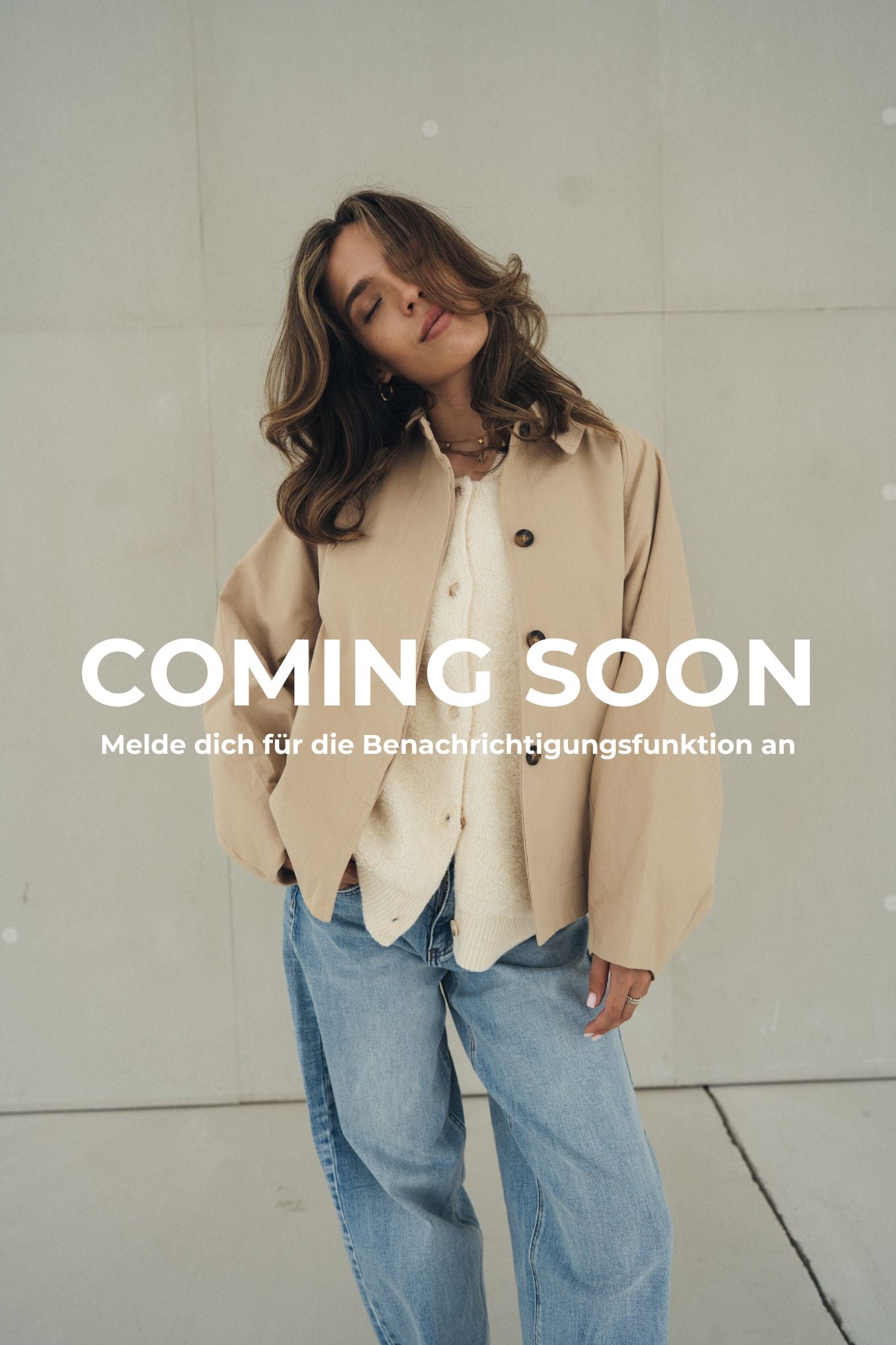 Oversized Trenchcoat "NeeleDLL" beige